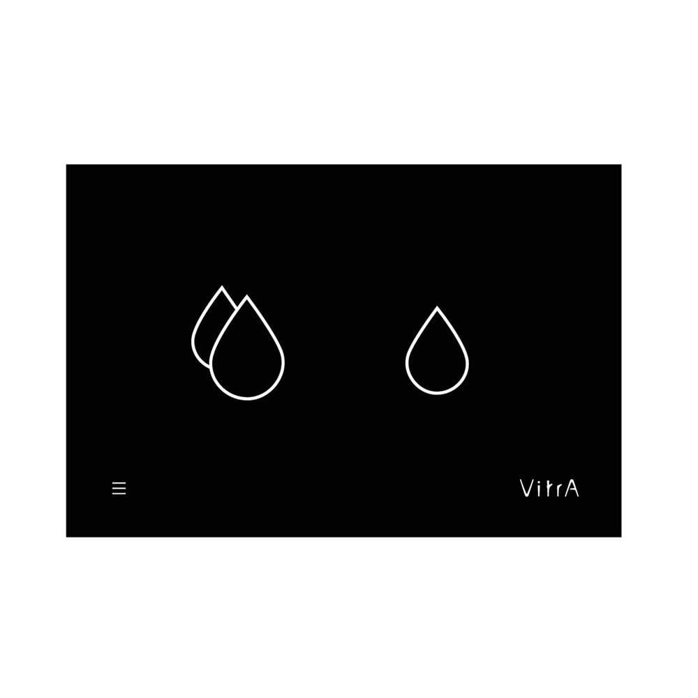 Vitra V-care Smart Kumanda Paneli, Siyah (12 cm Gömme Rezervuarlar için), 742-1501 VitrA742-1501Kumanda Paneli