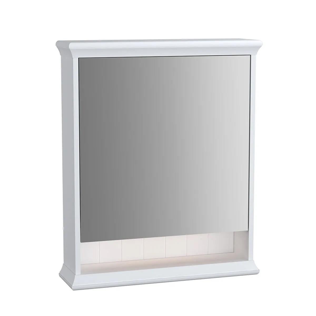 Vitra Valarte Dolaplı Ayna Led Aydınlatmalı, 65 Cm, Mat Beyaz (Sol) 62225VitrA62225Ayna Ve Dolaplı Aynalar