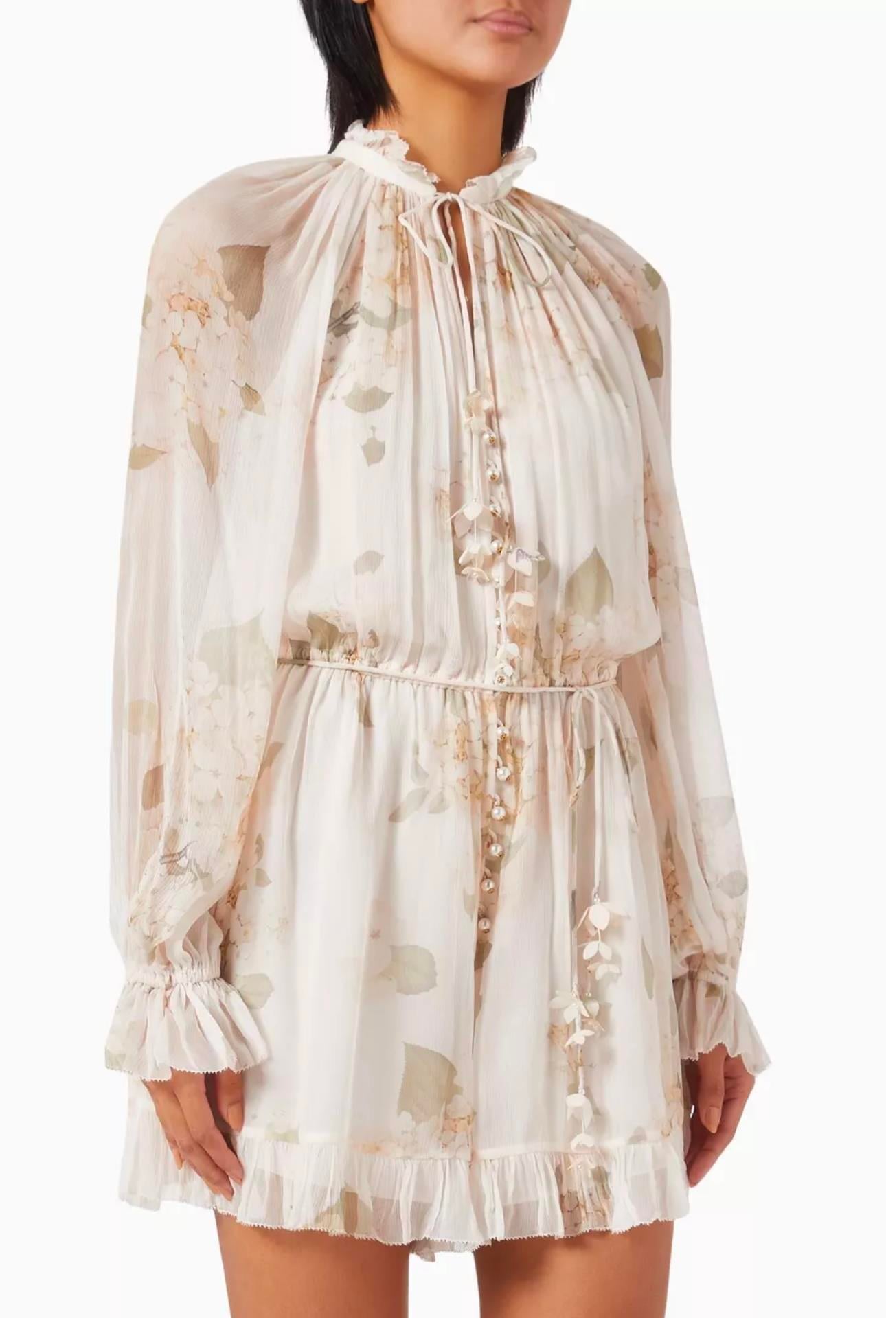 Çiçek Desenli Tulum