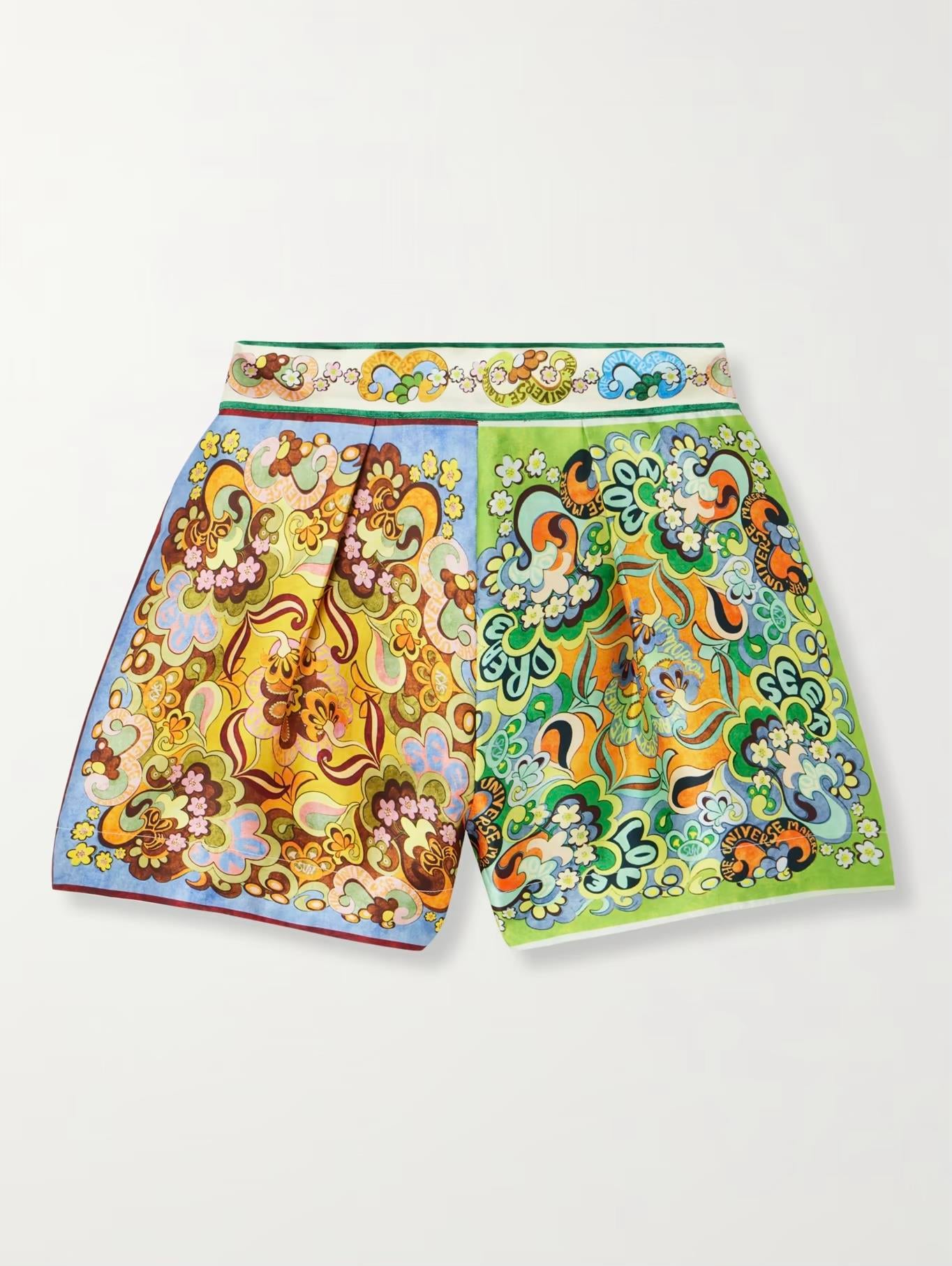 Desenli Şort ve Gömlek Takım