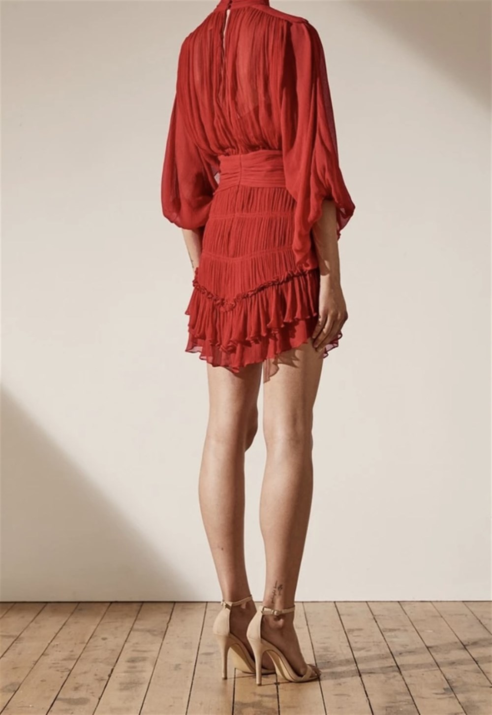 Kırmızı Mini Elbise