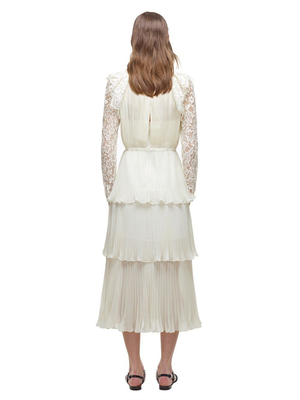 Kristal Kemerli Midi Elbise