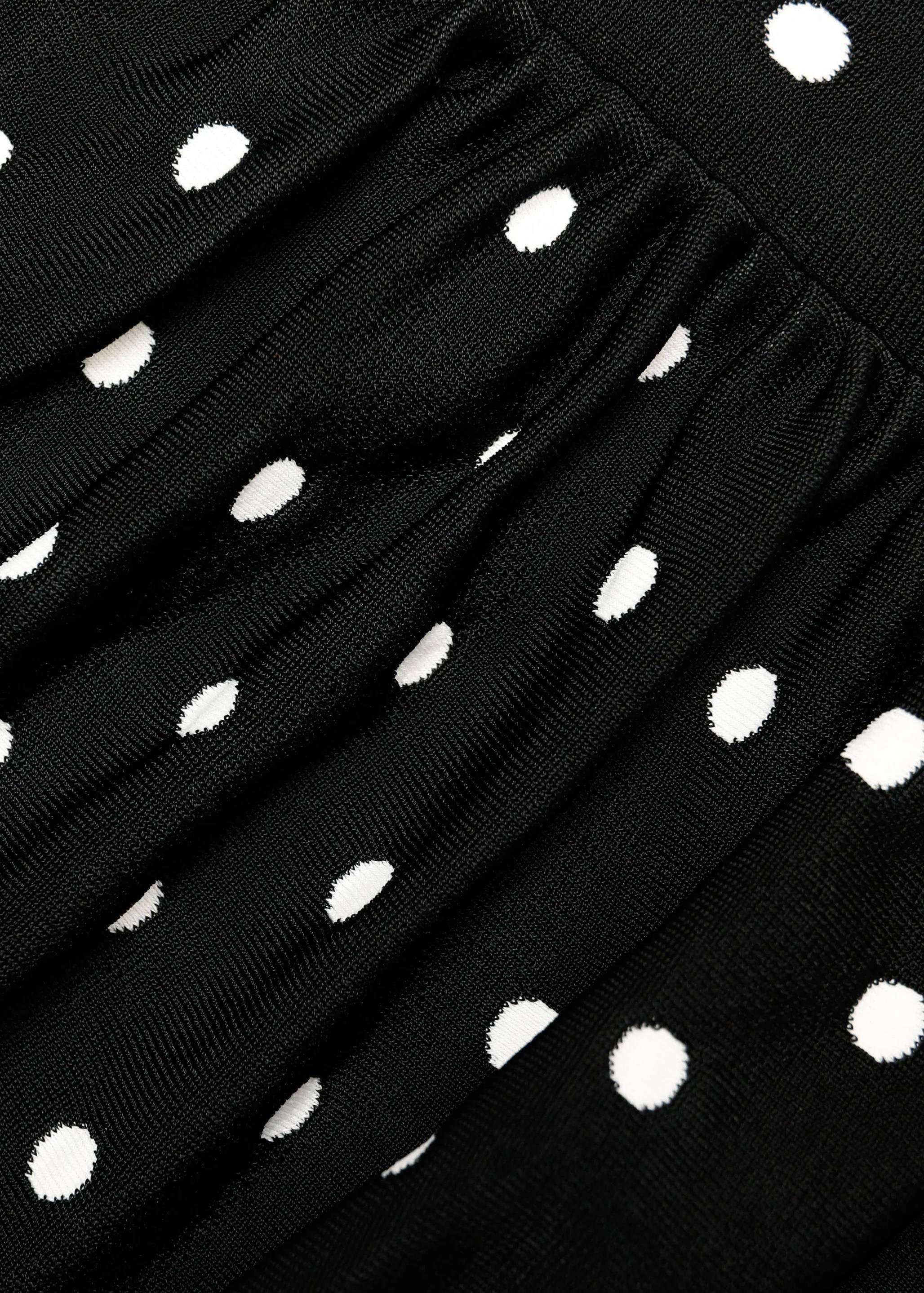 Puantiyeli Midi Elbise