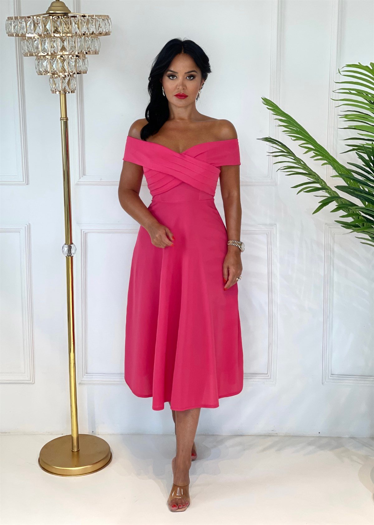 3643 pembe madonna elbiseDRGXDFF