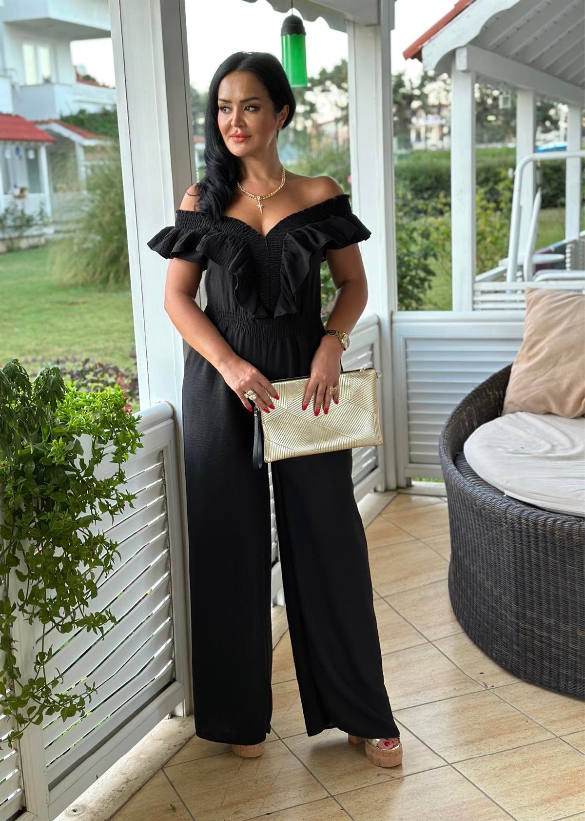 4041 Siyah tulumhyshsywsyw