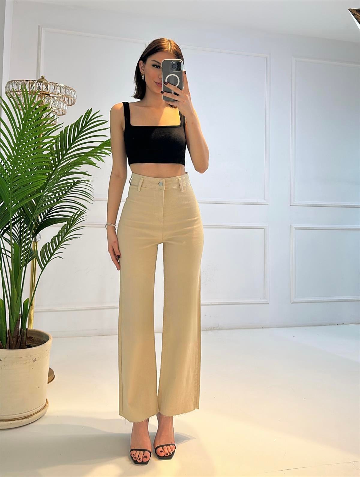 4043 Bol paça vizon pantolon5645RFEDF