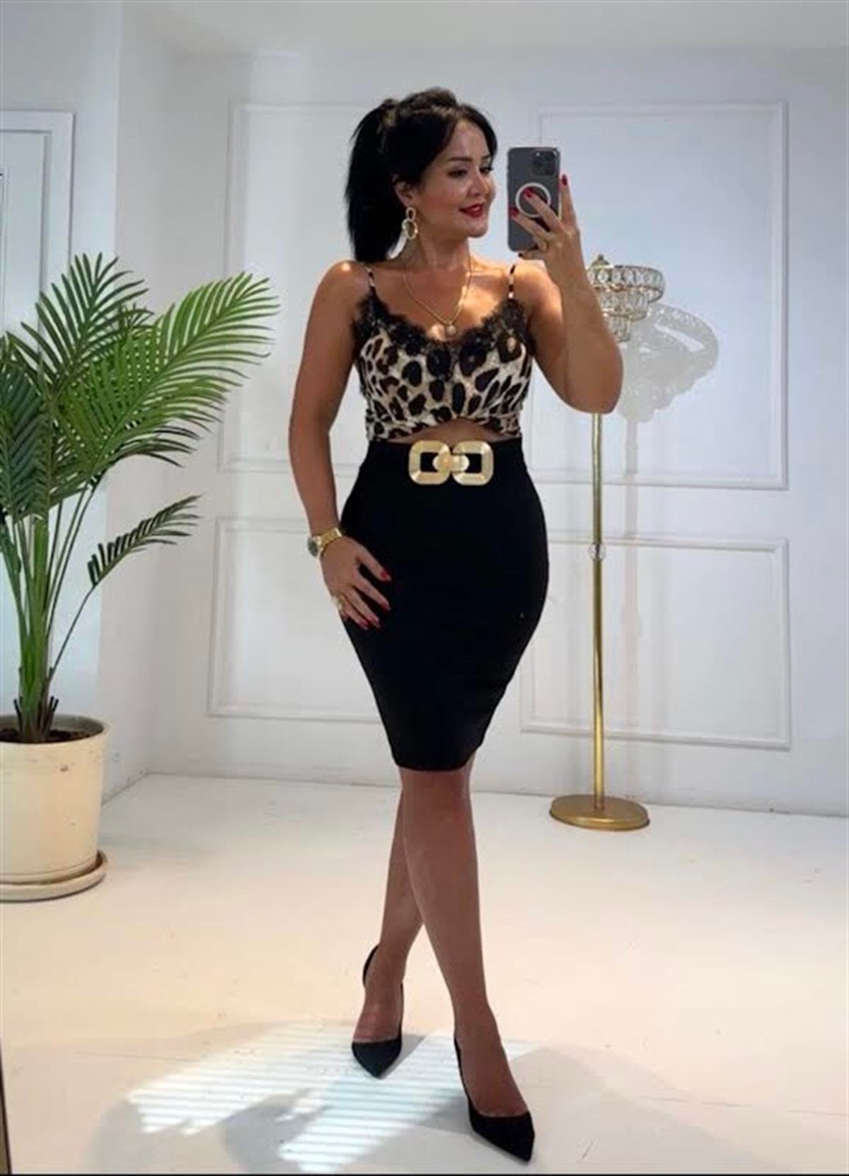 4251 Midi siyah etekhyshsywsyw