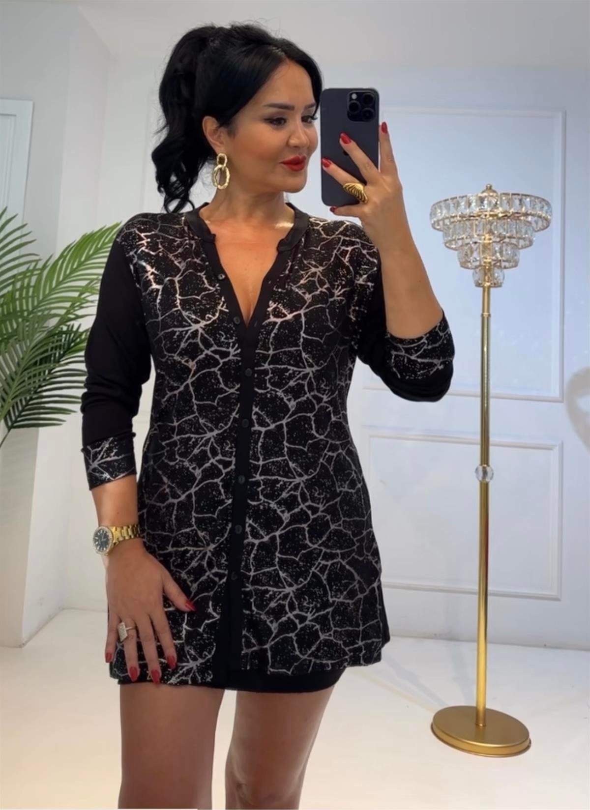 4267   Pamuklu viskon kumaş mermer desenli gömleksfdrfgsdfgsd