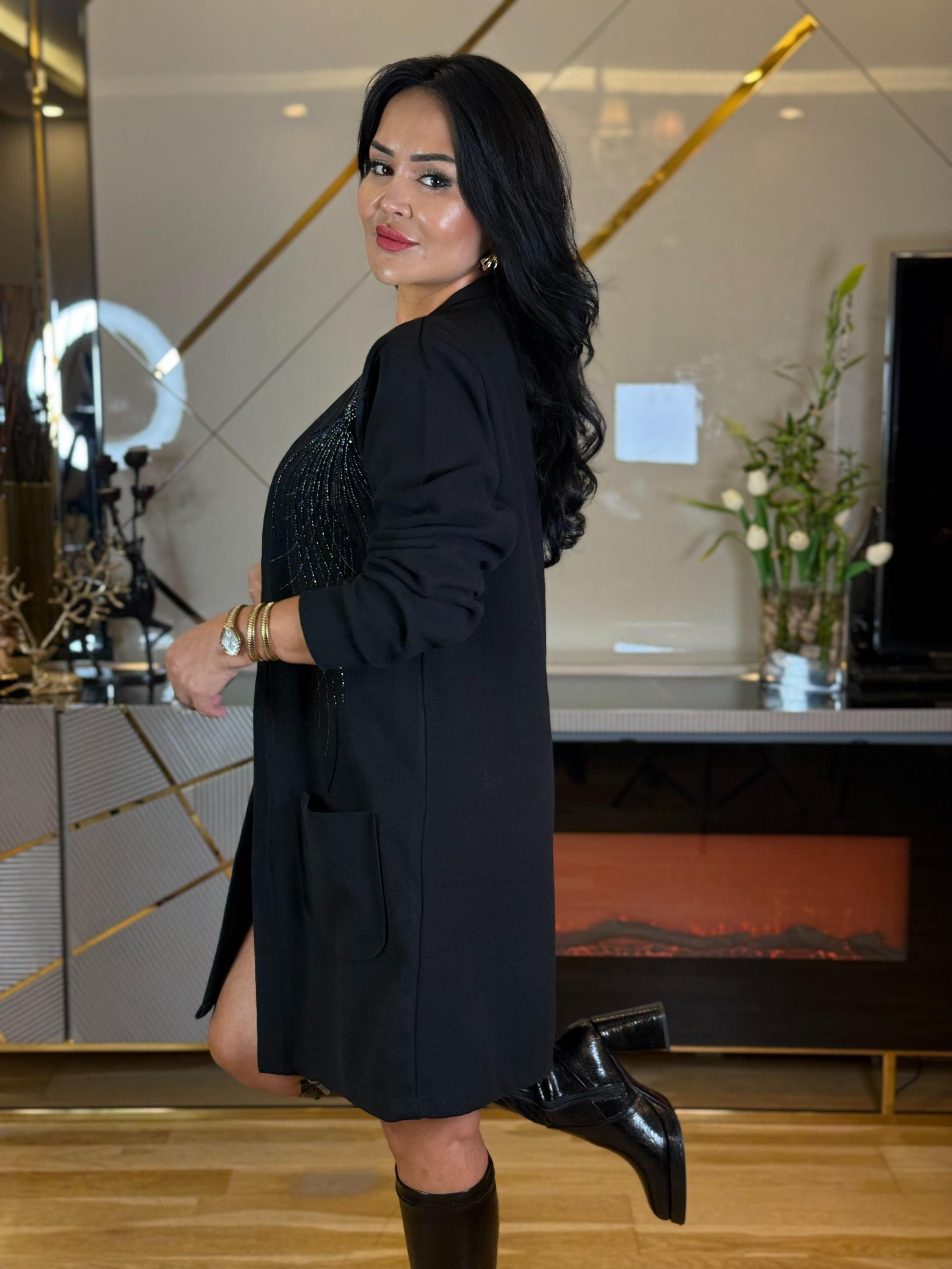 4282 Önü Taşlı Hırka4282