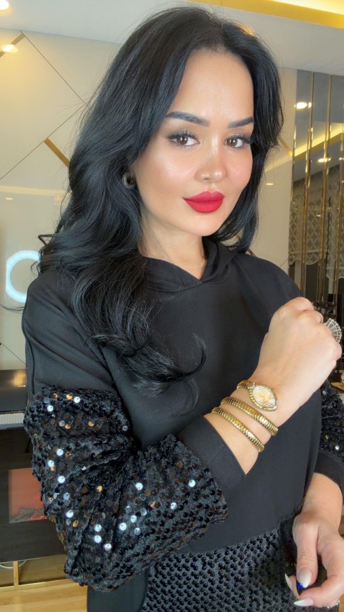 4341   Önü   Payetli İki İplik  Sweatshırt4341