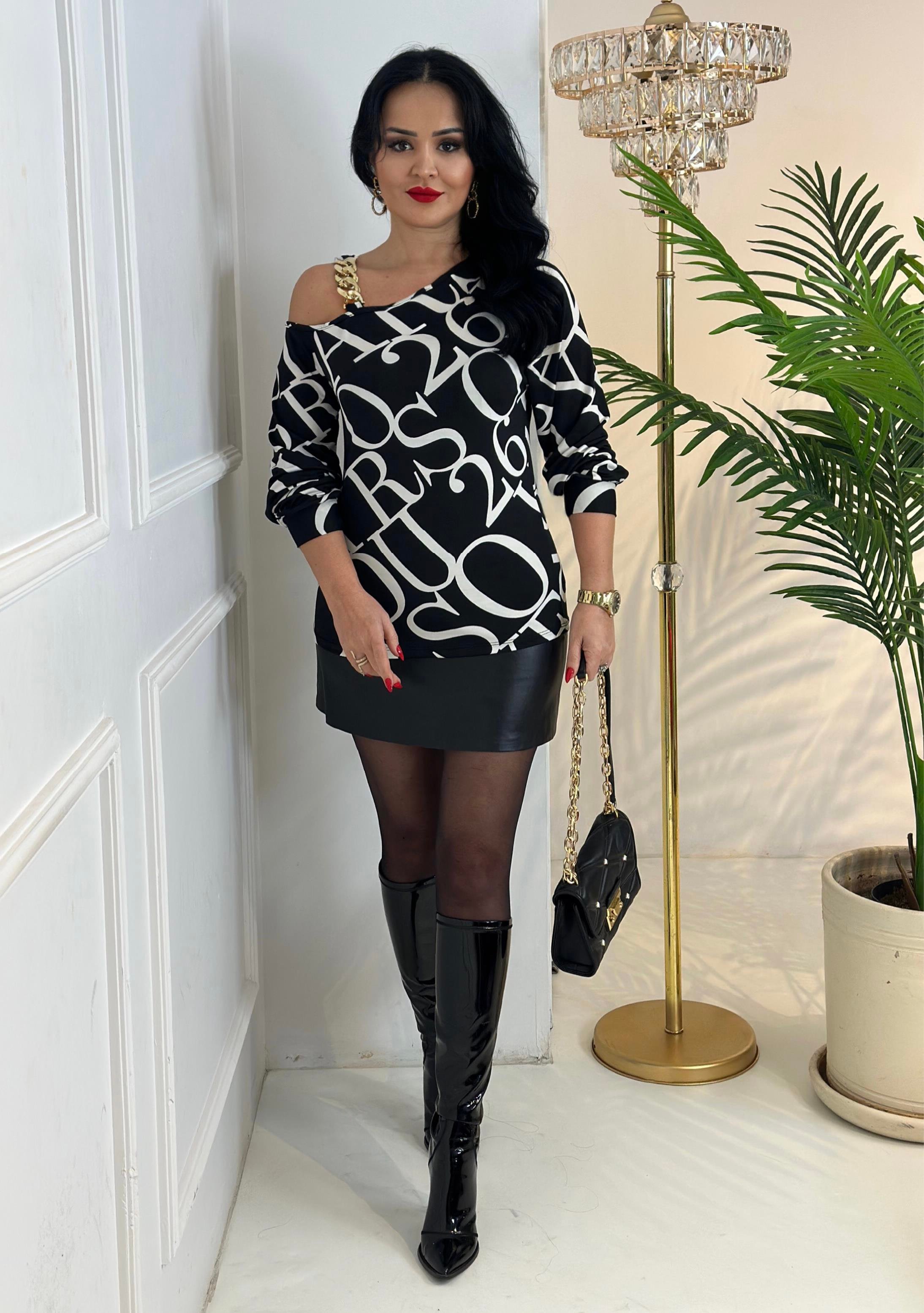 4398 Omuz dekoliteli candy bluzKemdmsmdm