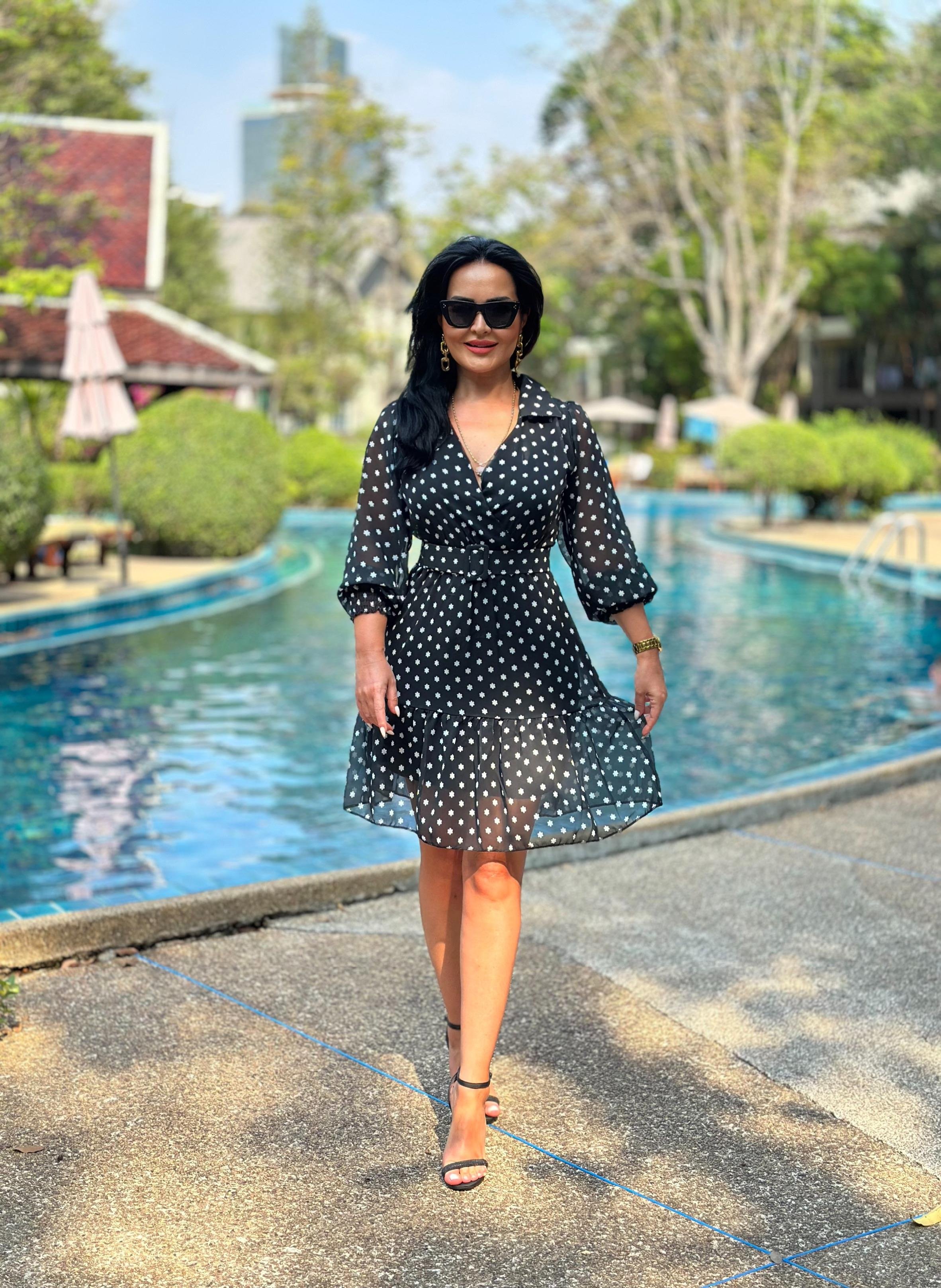 4448 Şifon   elbisedef45ty54y5