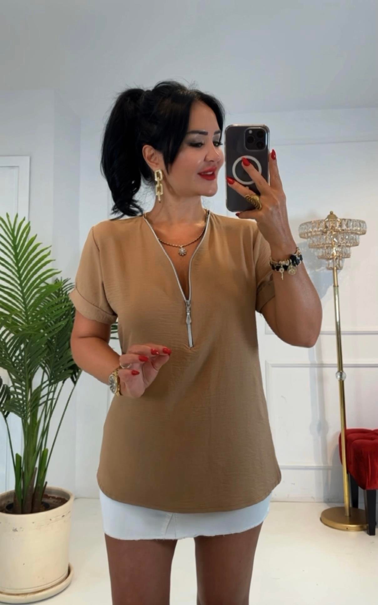 4457  Airobin  kahverengi bluzTFUF