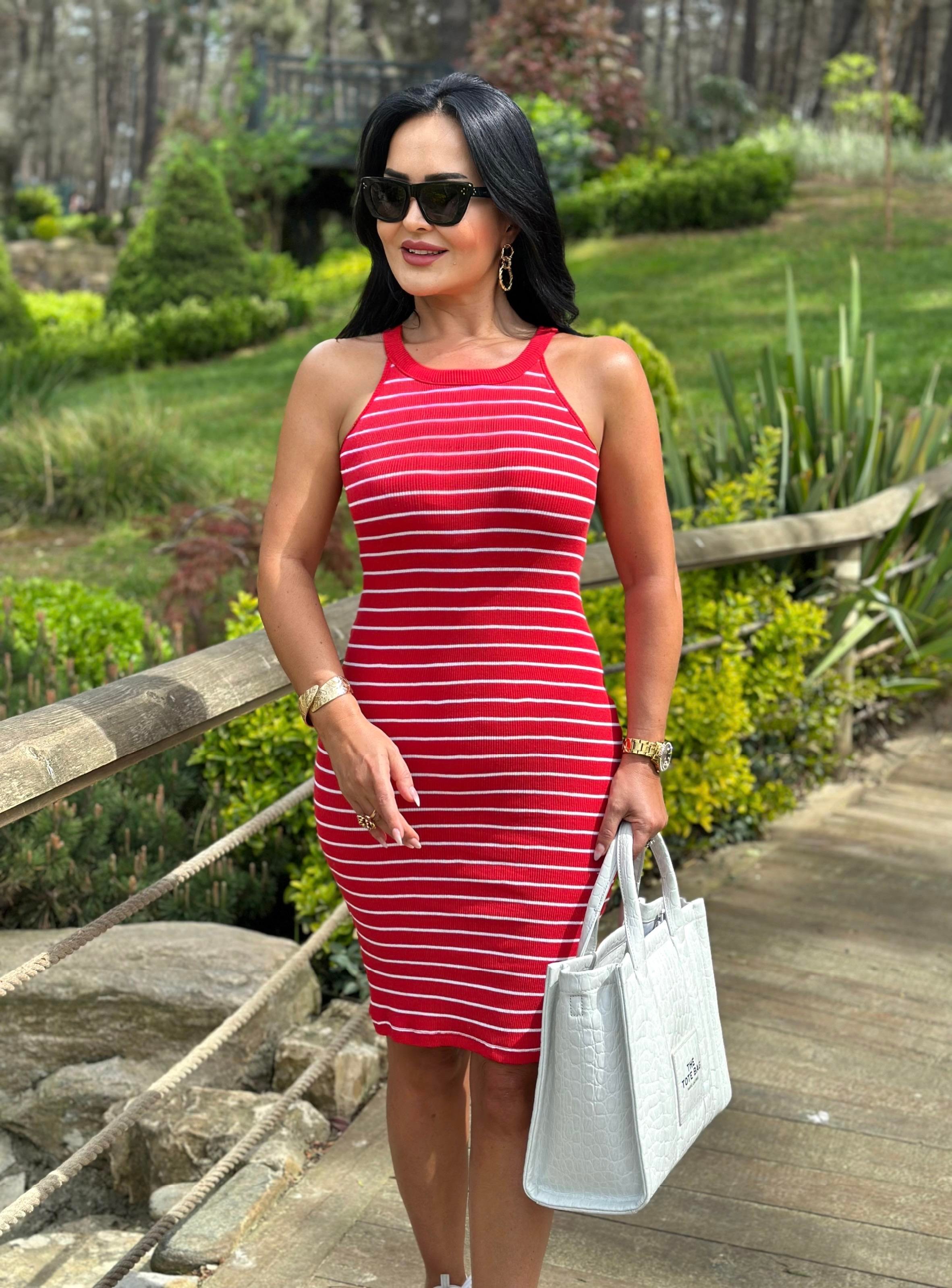 4491 Kaşkorse  kırmızı  elbise4491