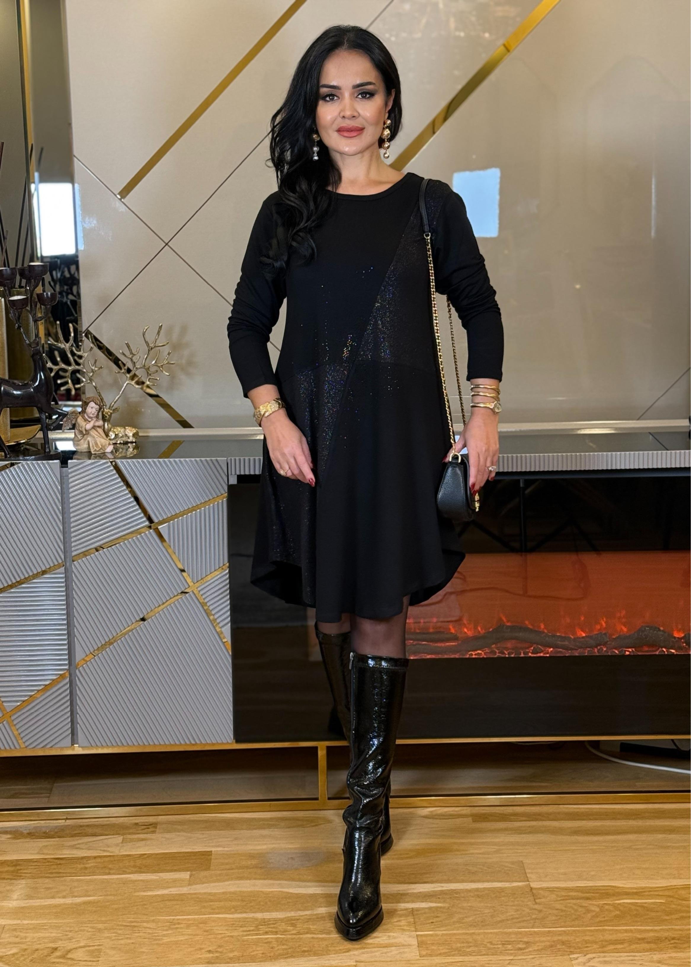 4680 Rahat kalıp siyah tunik4680