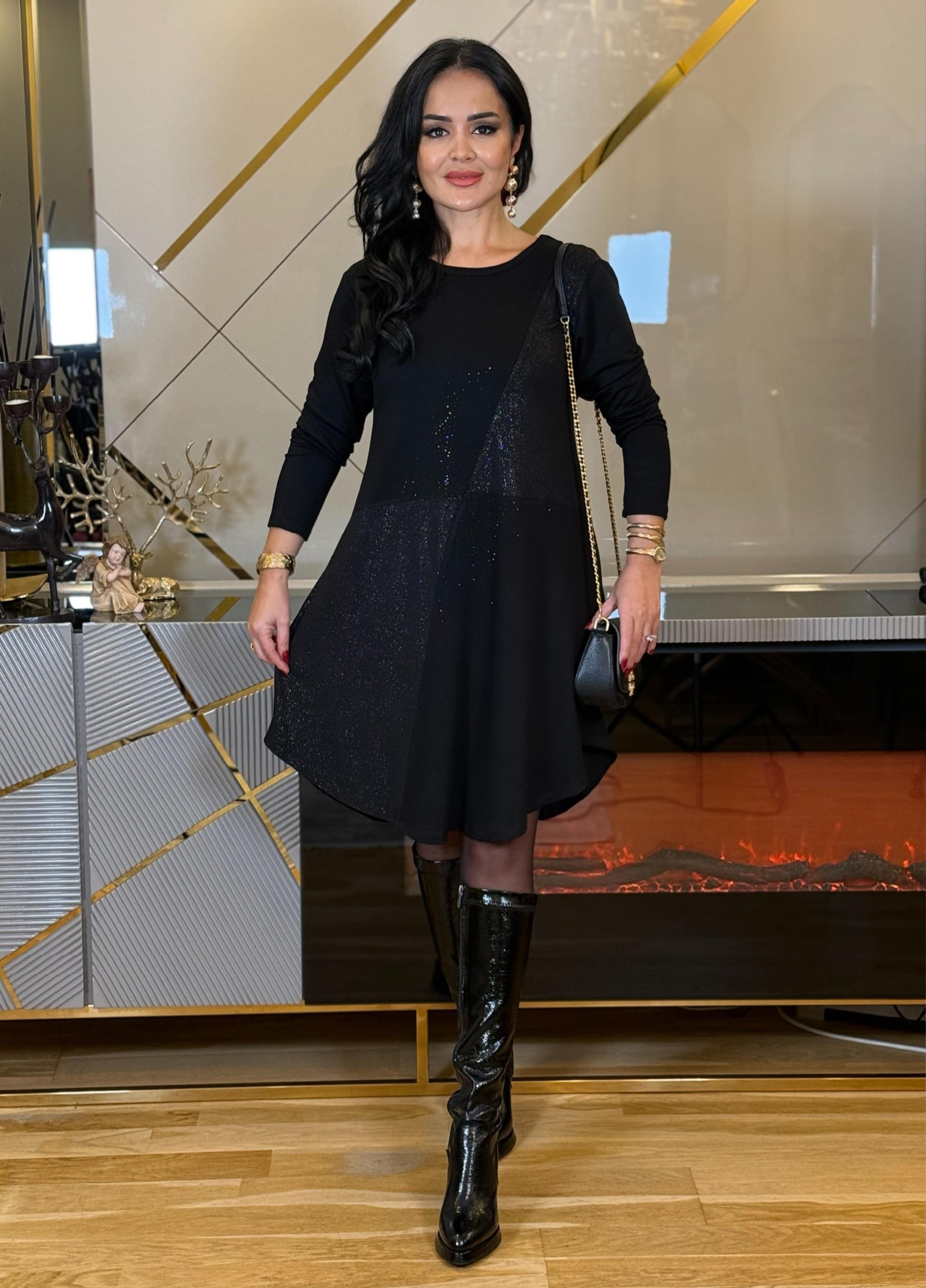 4680 Rahat kalıp siyah tunik4680