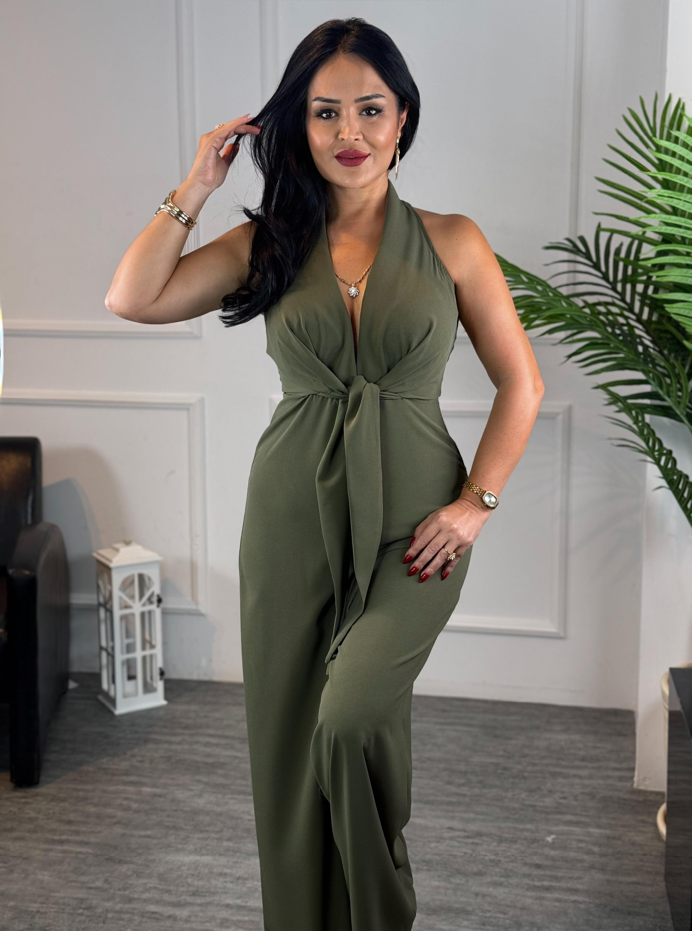 4734  Dear Haki Yeşil tulum4734