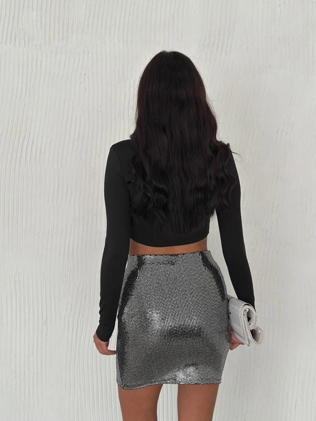 4776 Pullu Mini Nivelles Etek4776