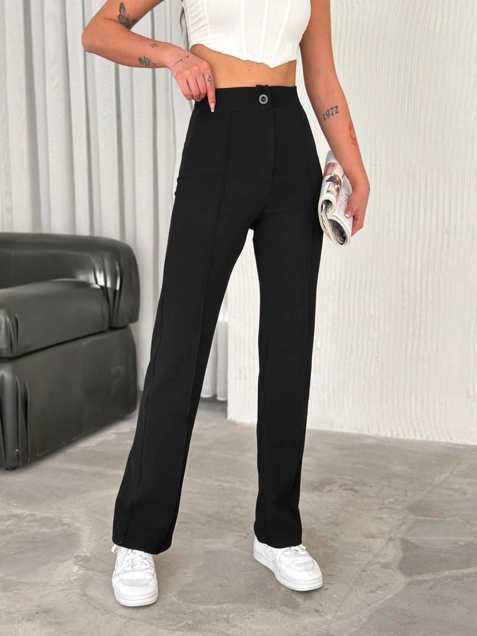 4781 Nervürlü Viola Pantolon4781