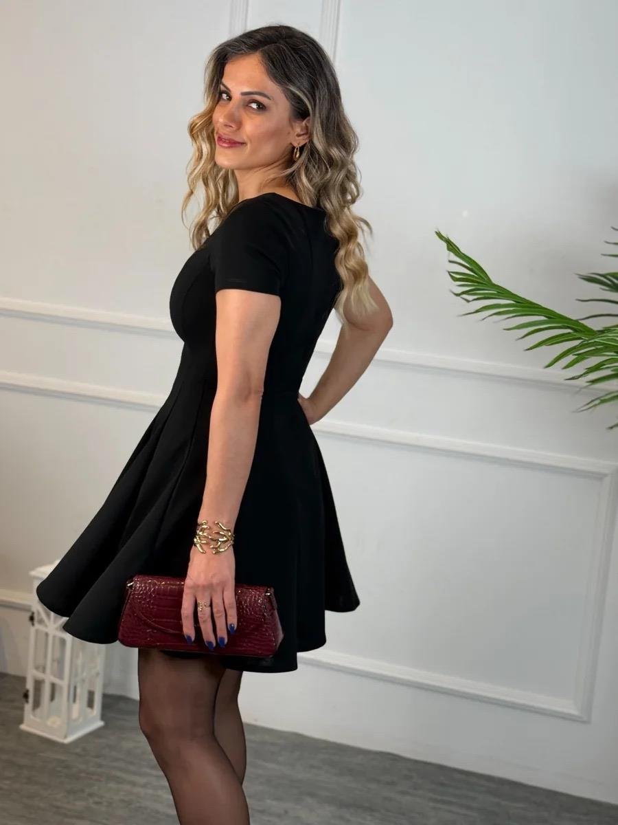 4792 Eteği Volanlı İspanyol Elbise4792