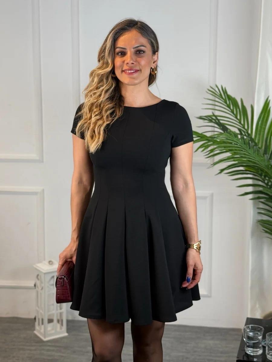 4792 Eteği Volanlı İspanyol Elbise4792