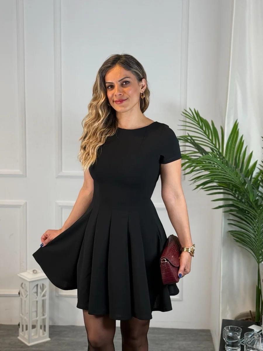 4792 Eteği Volanlı İspanyol Elbise4792