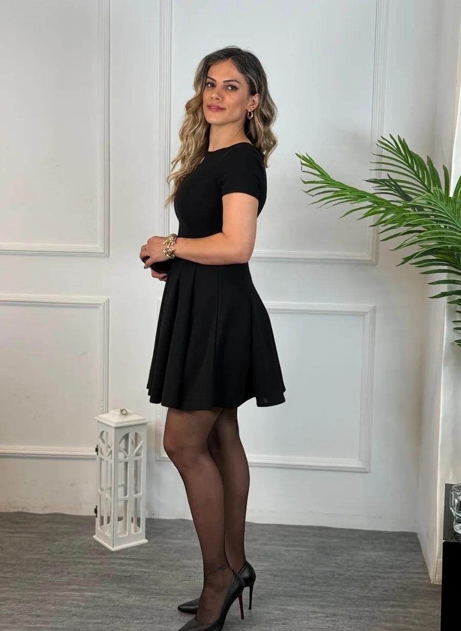 4792 Eteği Volanlı İspanyol Elbise4792