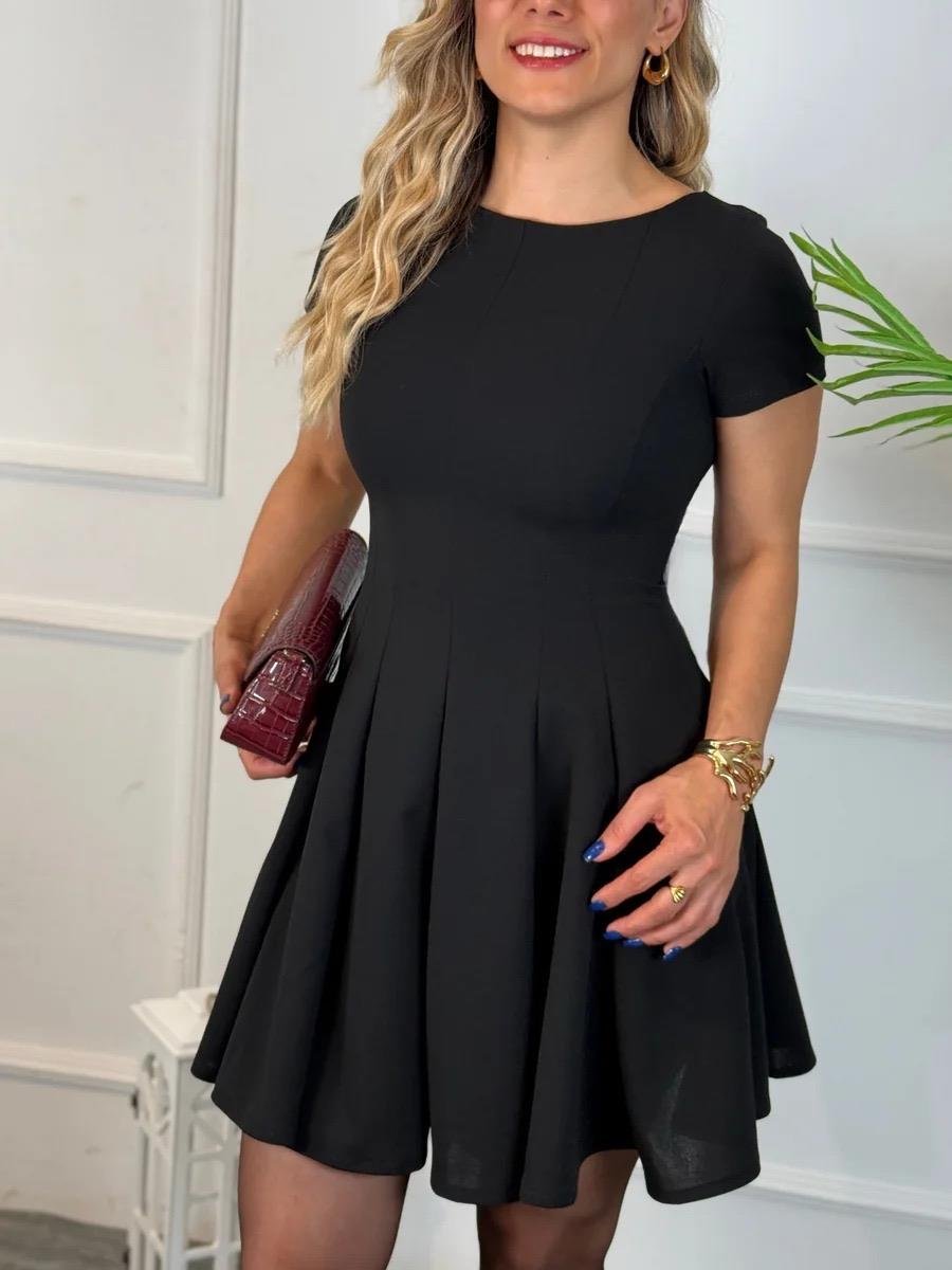 4792 Eteği Volanlı İspanyol Elbise4792