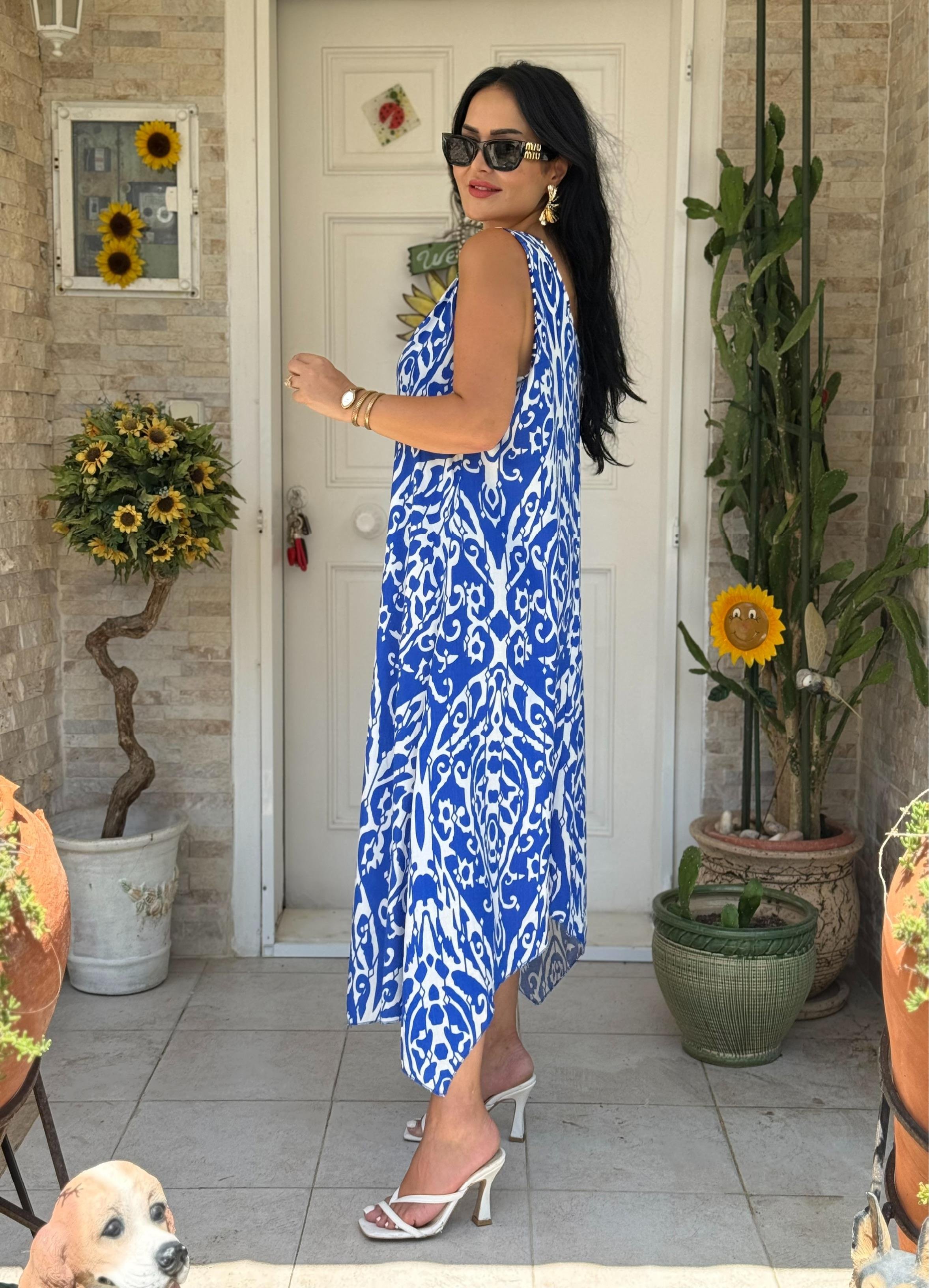 4819 Melina halka detaylı elbise4819