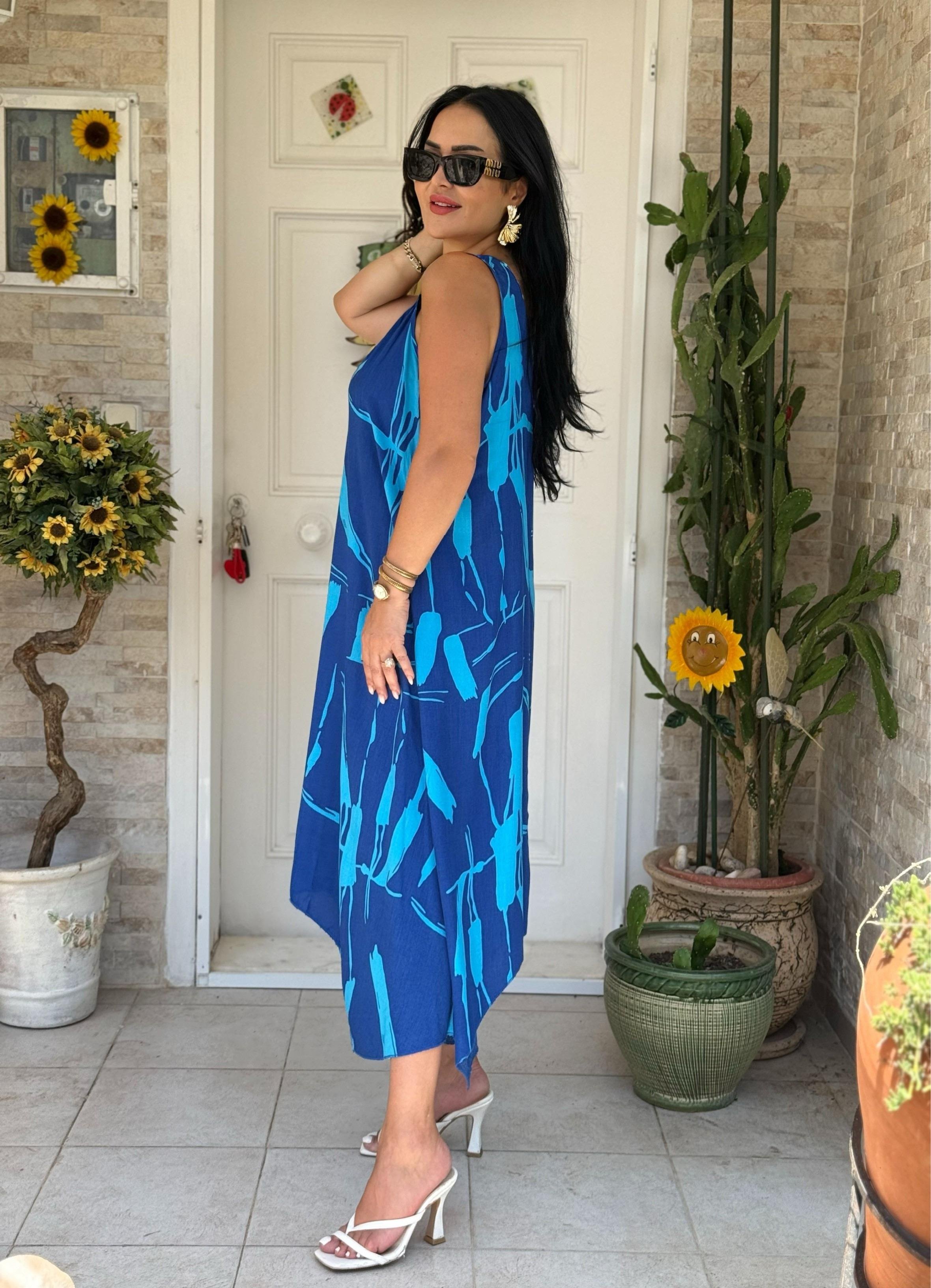 4819 Melina          halka detaylı elbise4819