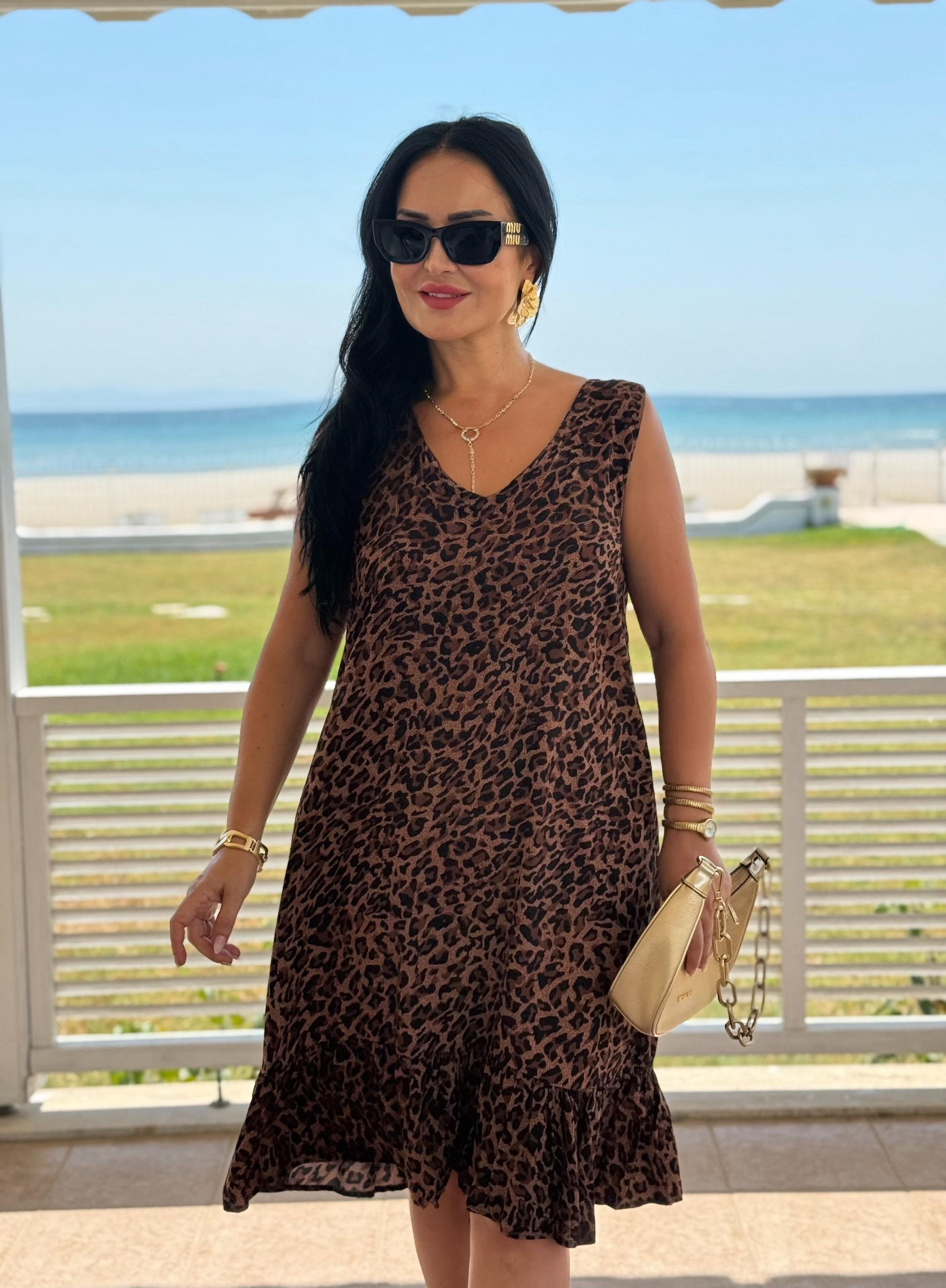 4821 Minso  sıfır kol bisiklet yaka eteği volanlı elbise4821