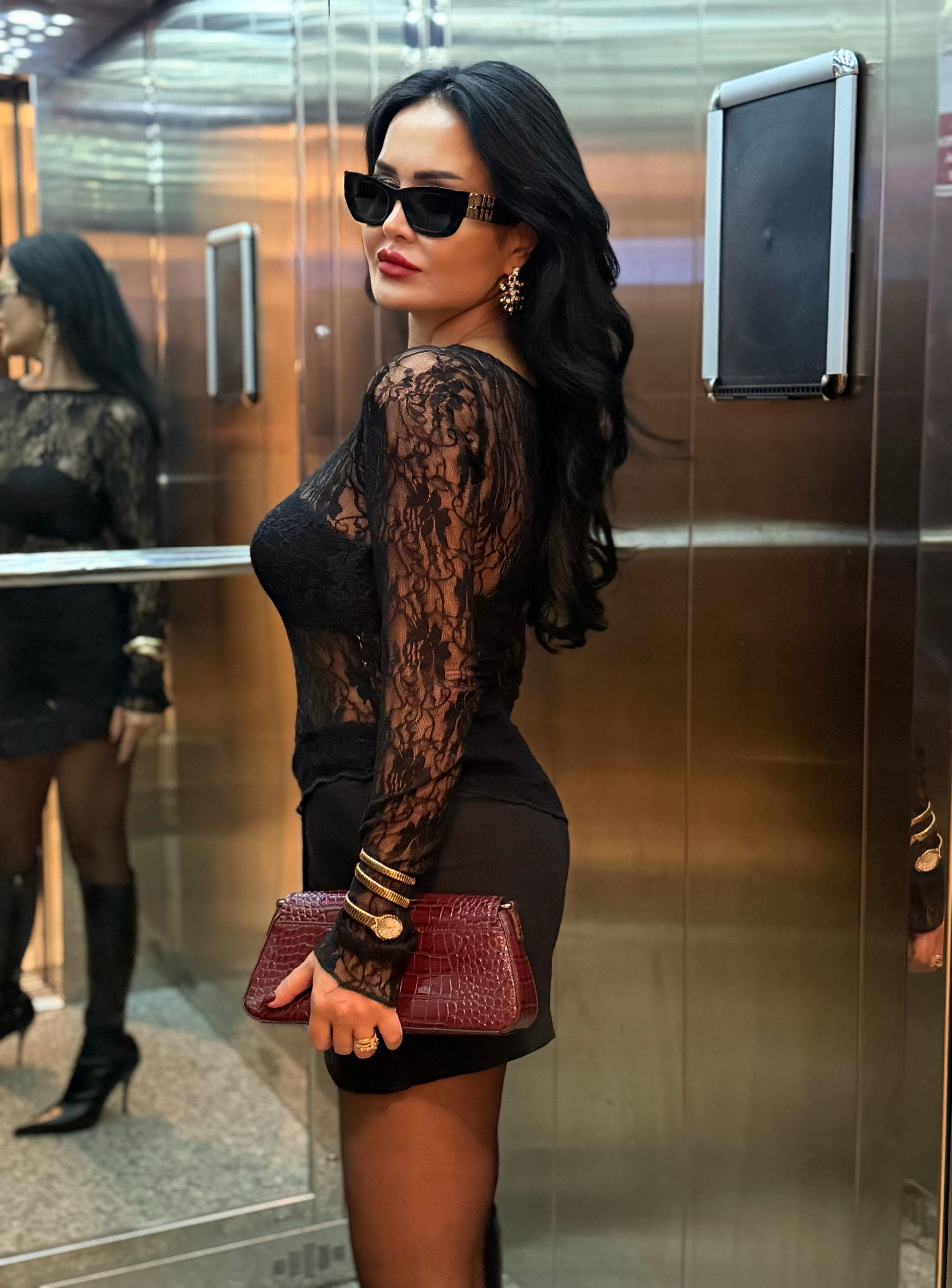 4881 Florida Dantel siyah bluz4881