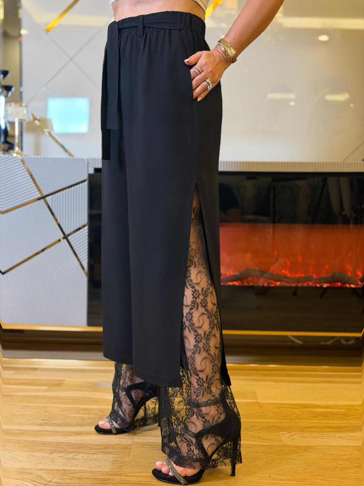 4928 Dantel Detaylı Zenya Pantolon4928