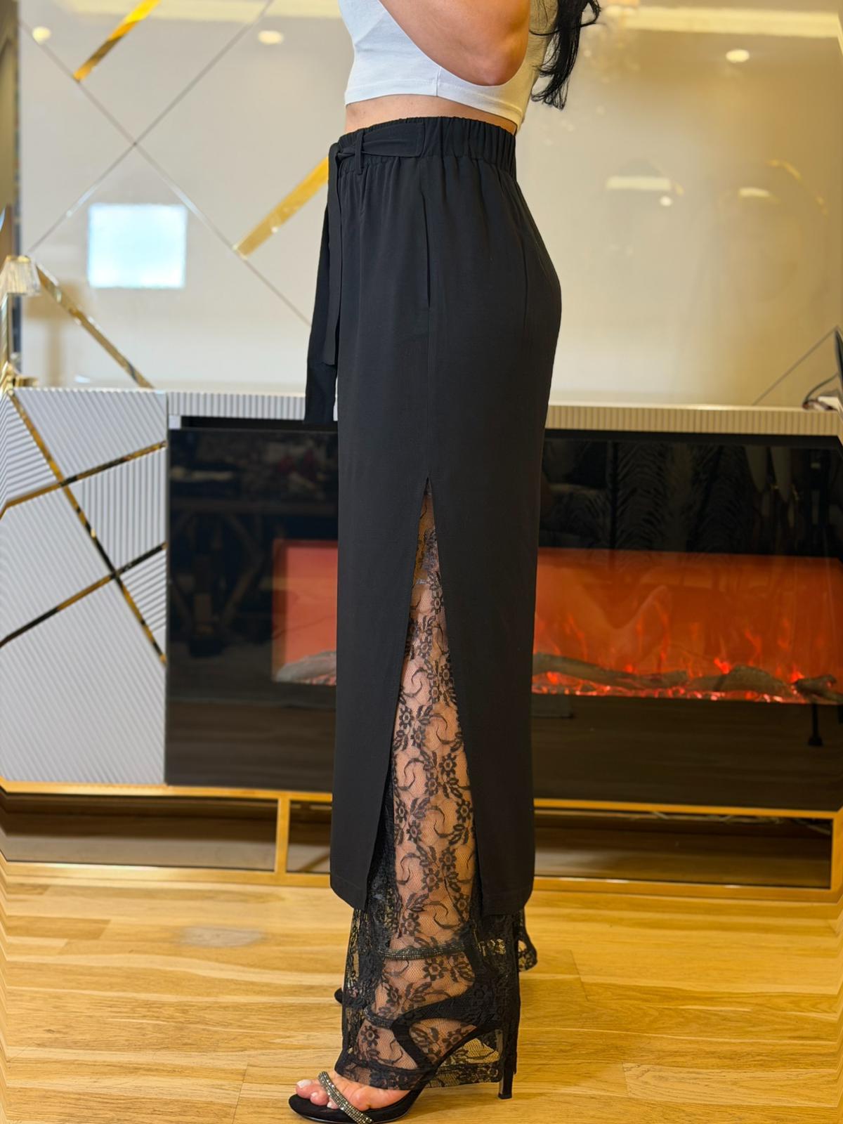 4928 Dantel Detaylı Zenya Pantolon4928