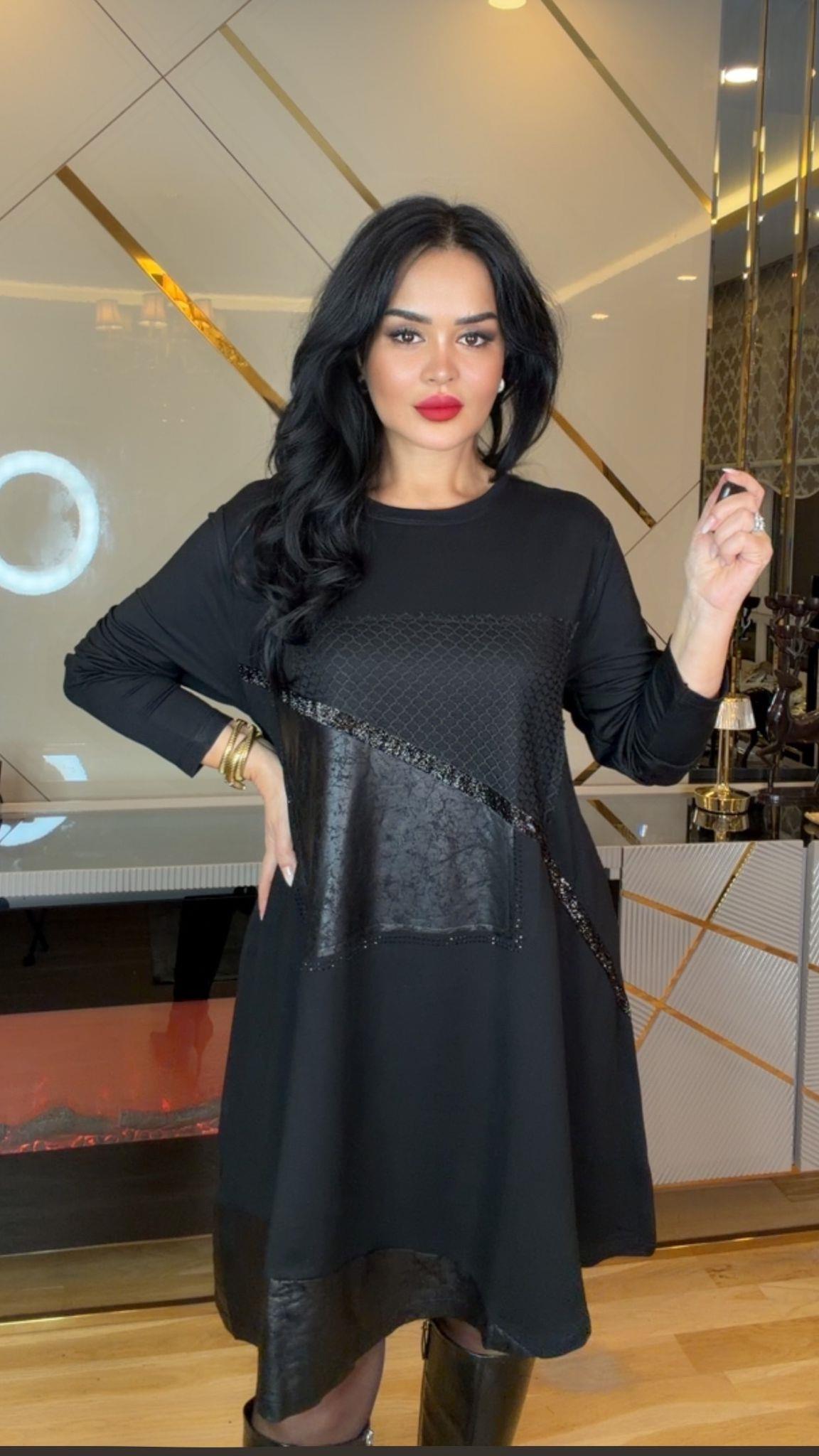 4939  Velura fermuarlı tunik 4939