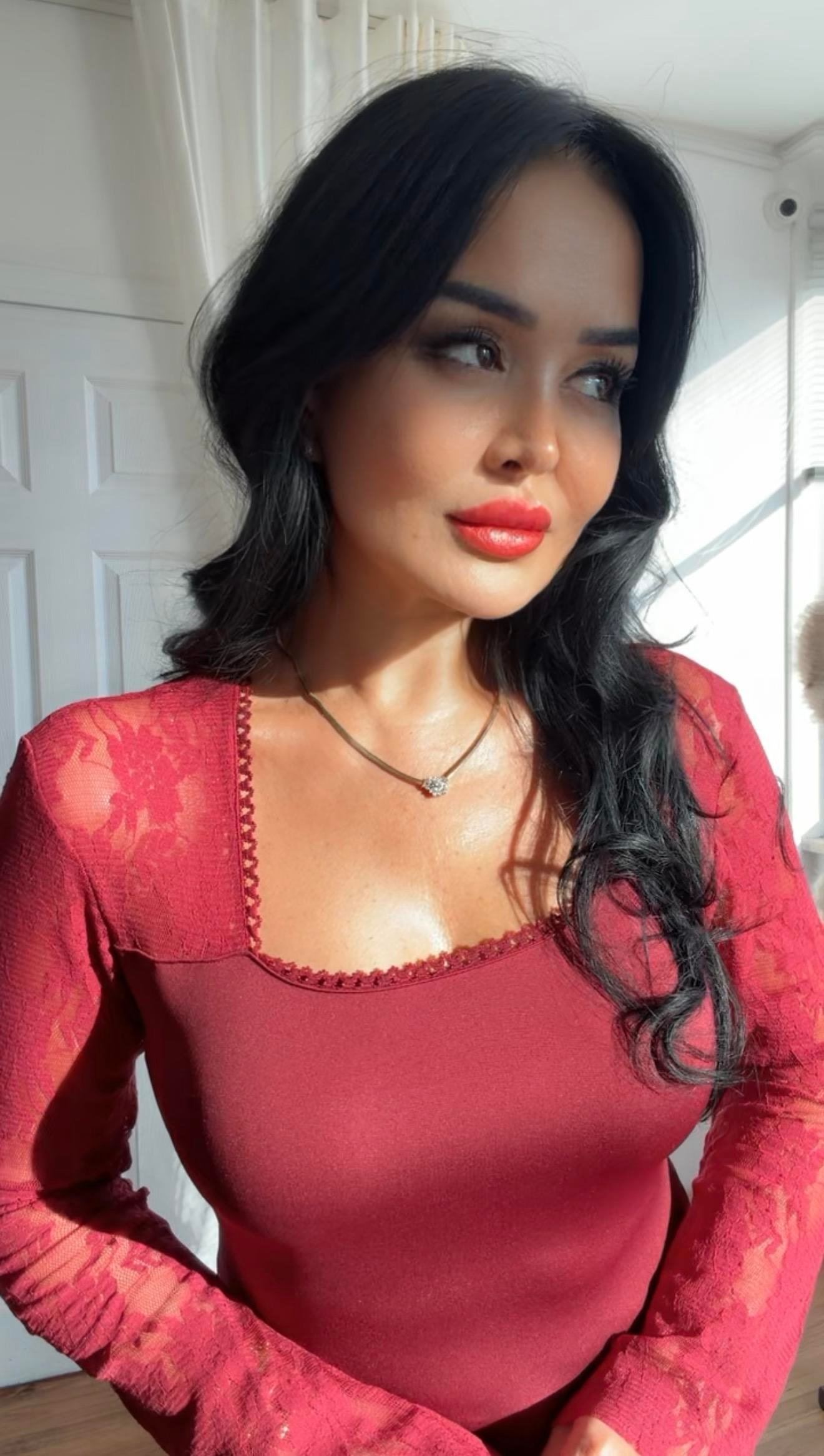 4953 Saden Bluz Bordo4953