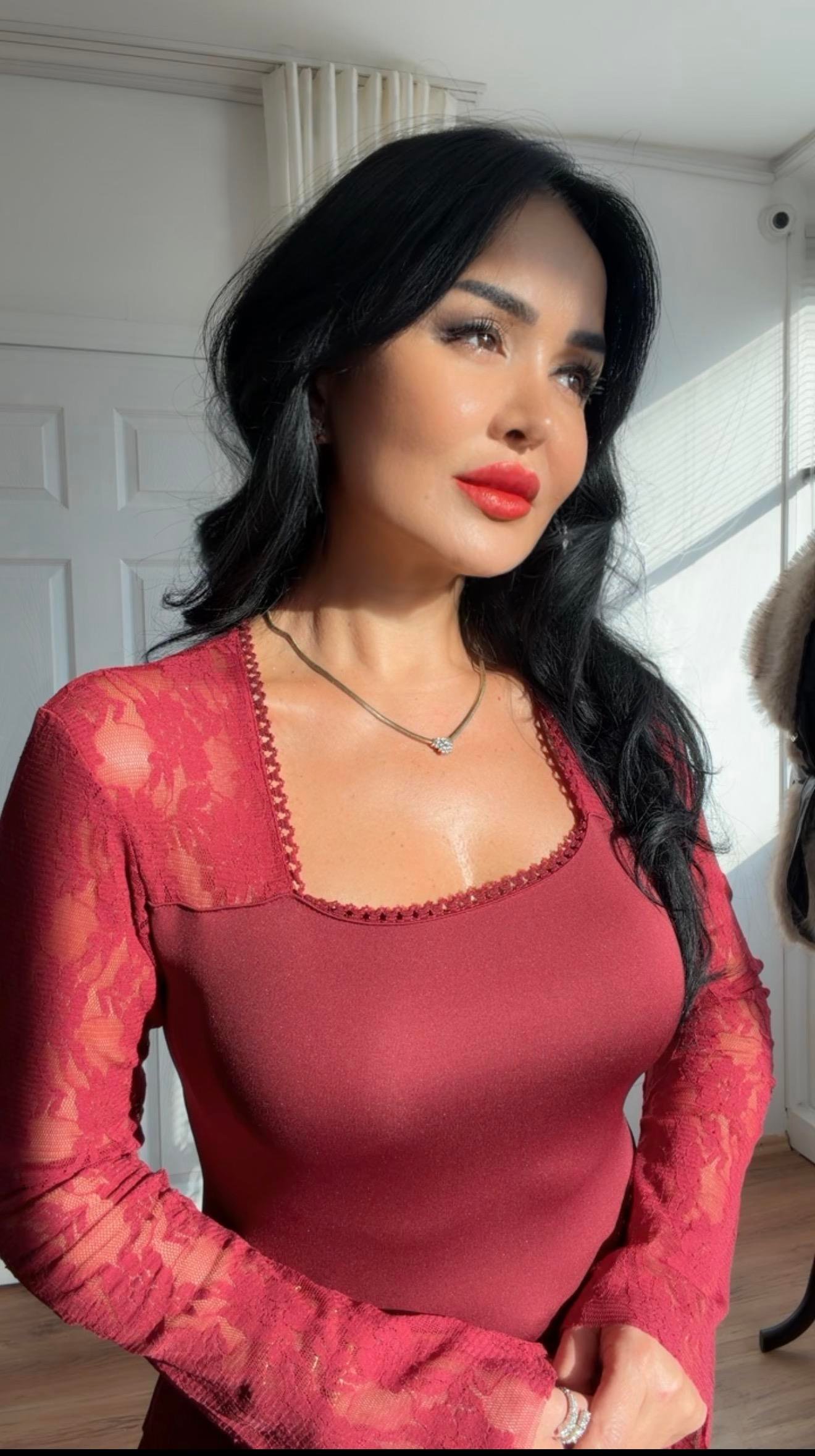 4953 Saden Bluz Bordo4953