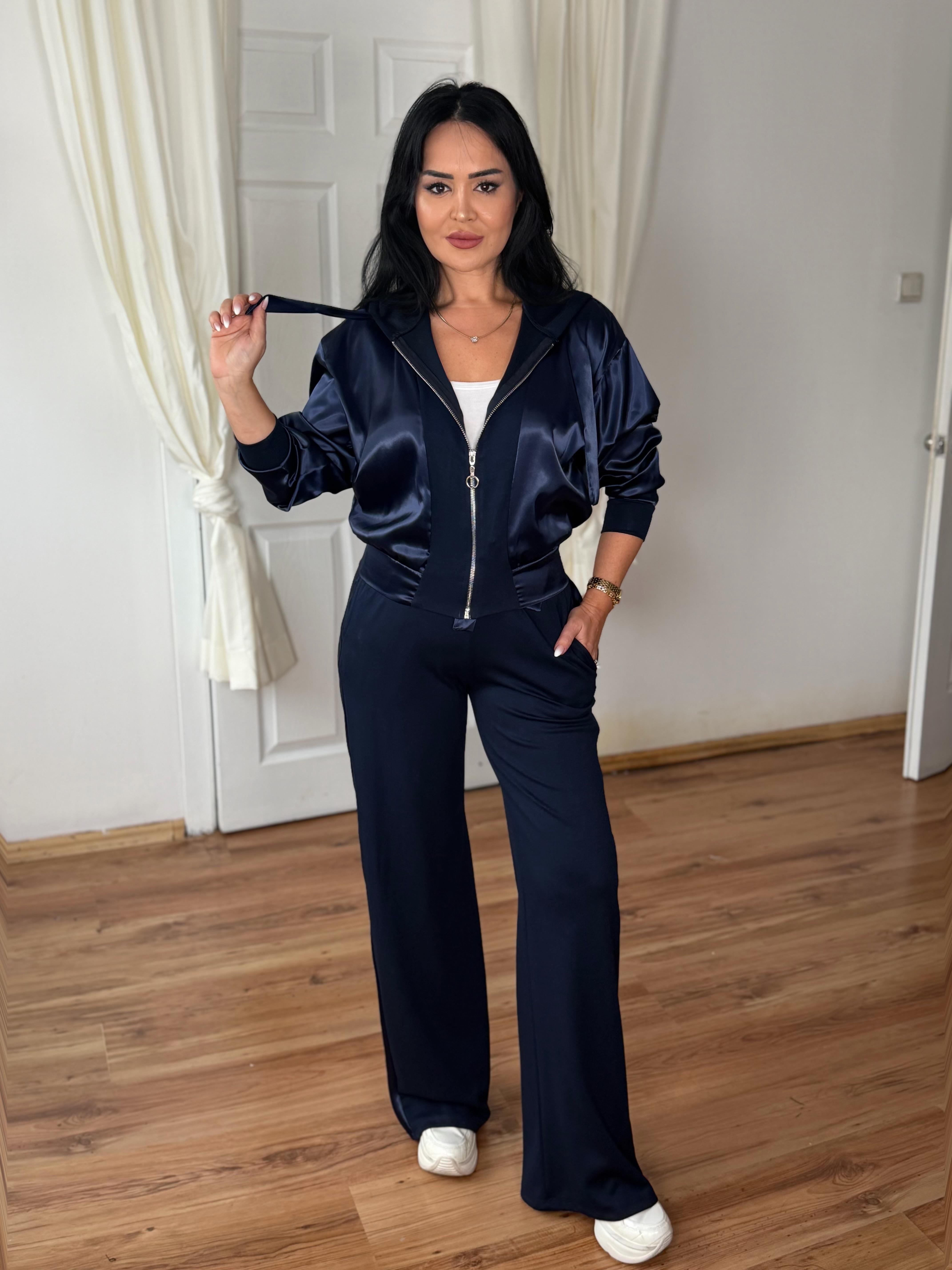 4957 Delina lacivert eşofman takım4957