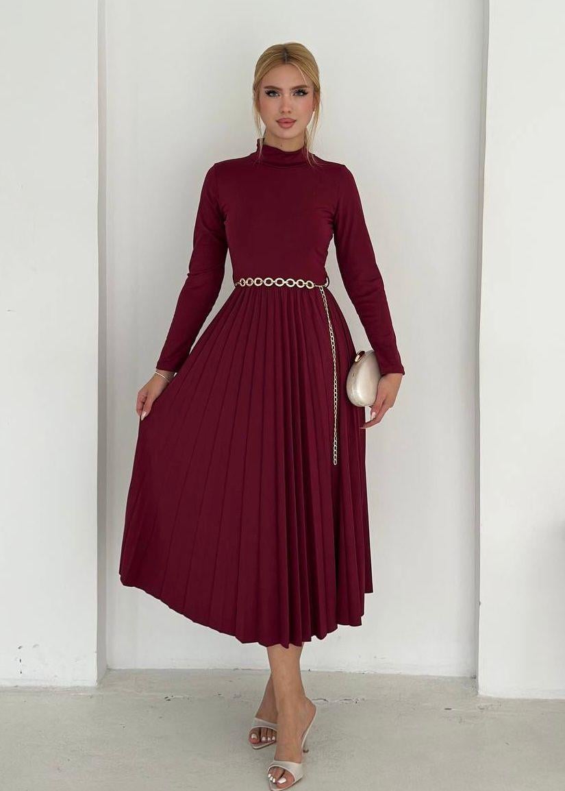 4964 Estelle bordo elbise4964