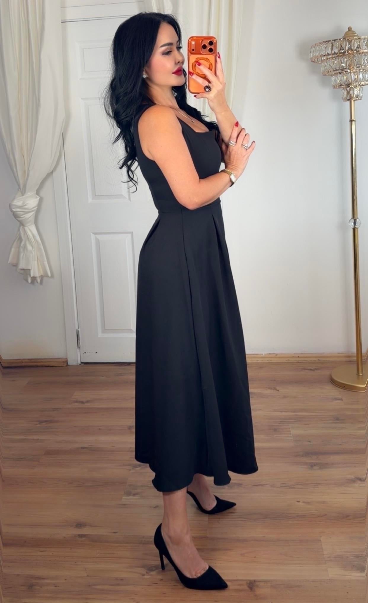 4968 Sonya Siyah Elbise4969