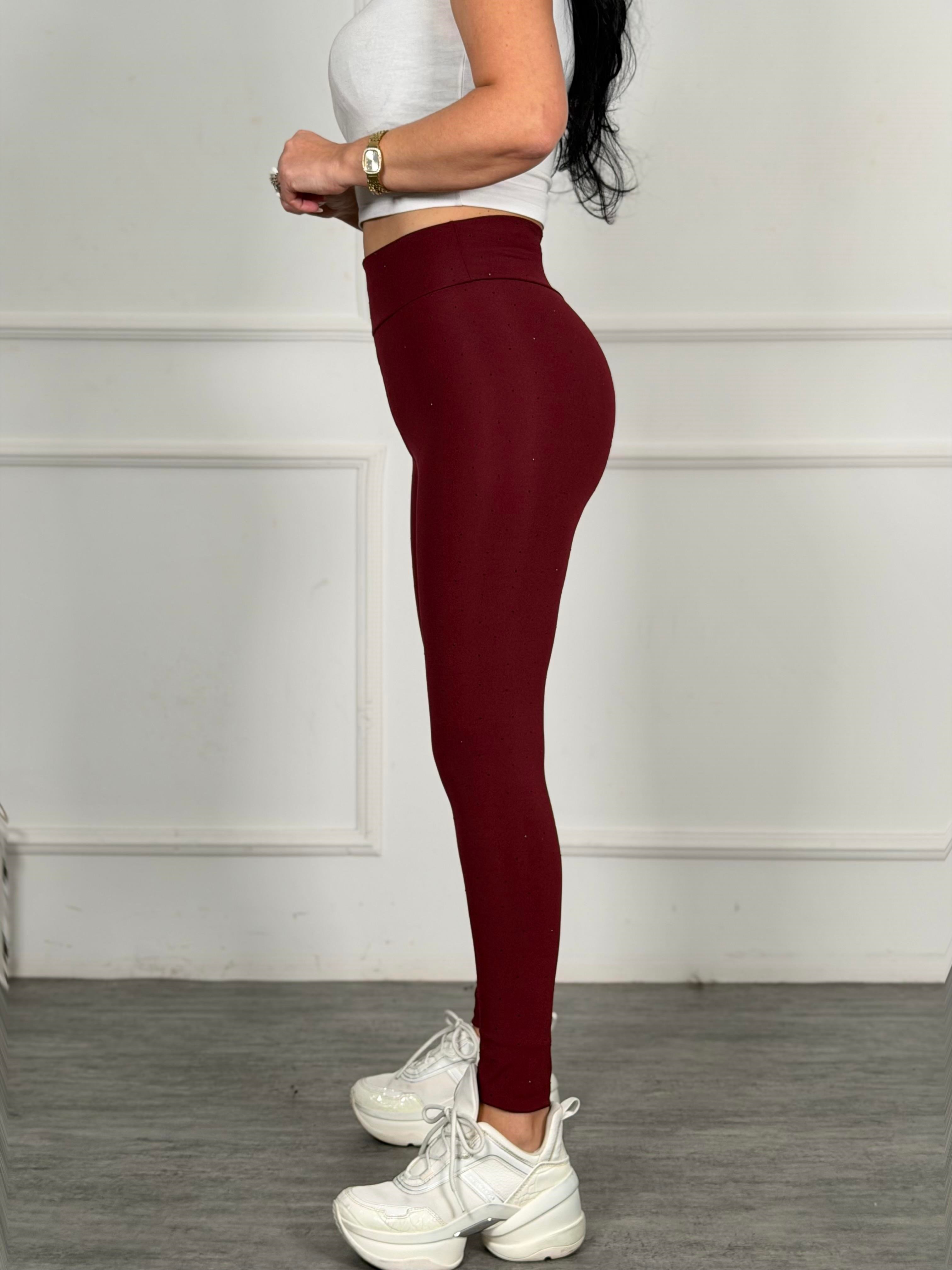 4981 Evila bordo Taşlı Tayt4981