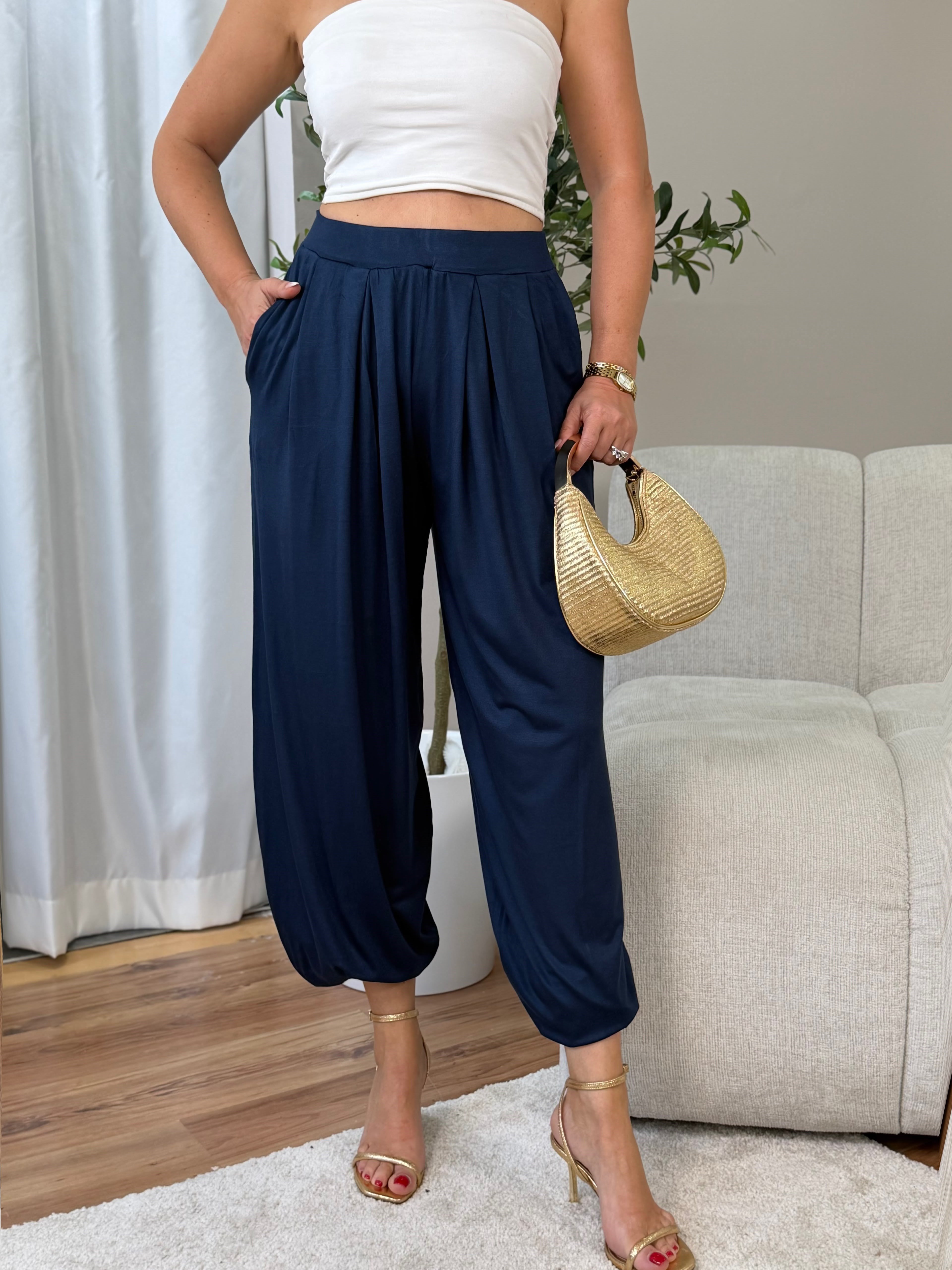5034 Mara Lacivert Şalvar5006