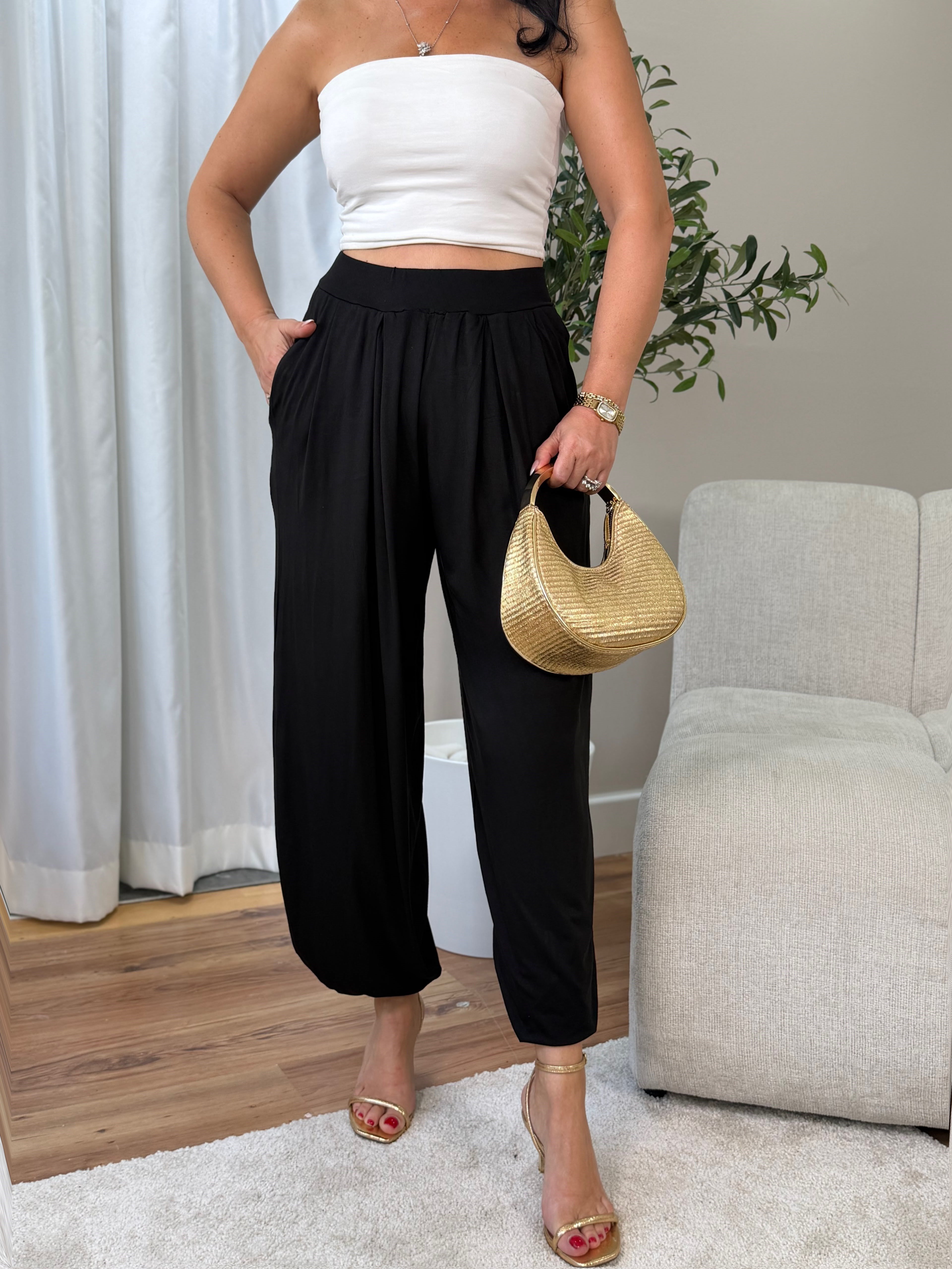 5034 Mara Siyah Şalvar5006
