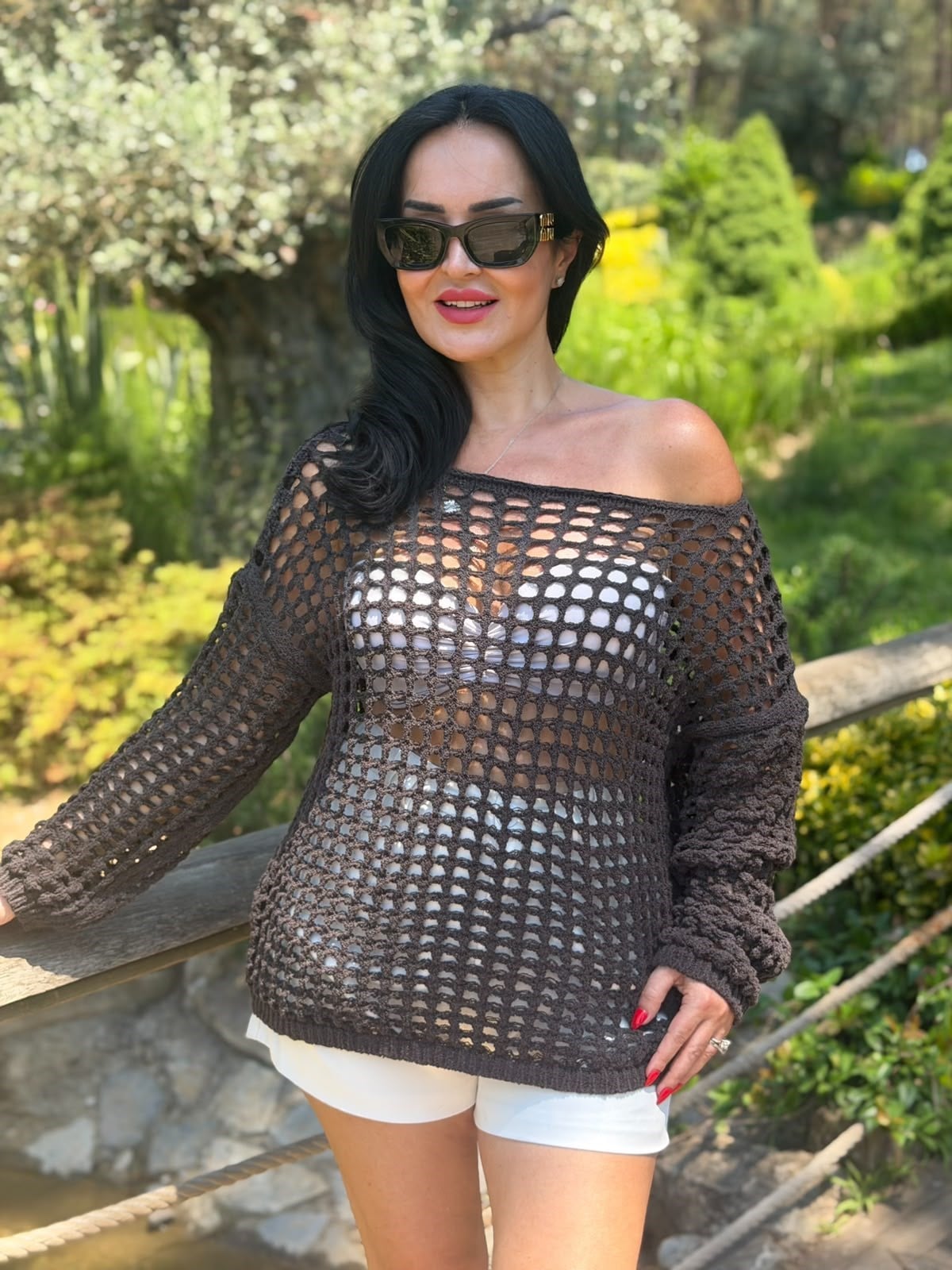 5052 Loreya kahverengi  bluz5052