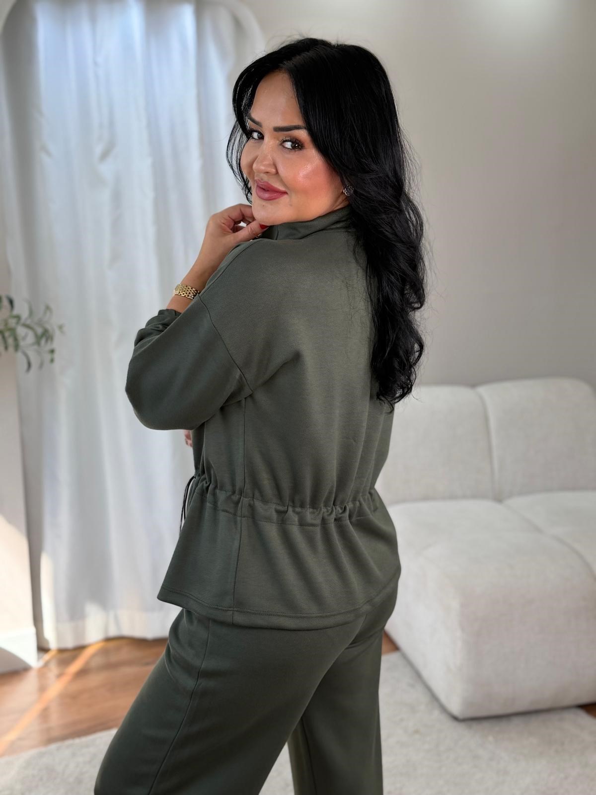 5085 Buffy haki eşofman takım5085