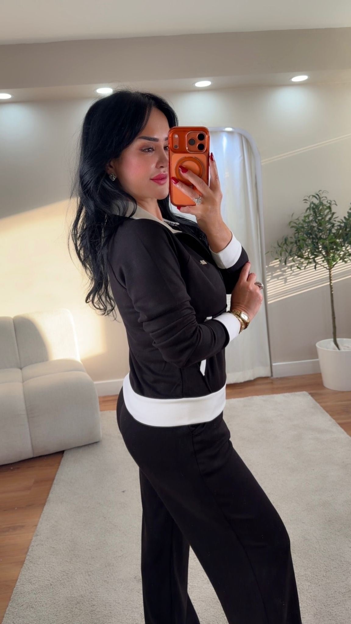 5087 Ponny siyah eşofman takım5087