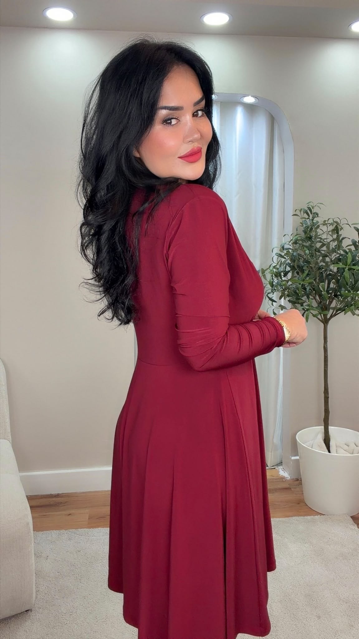 6020 Mindy Siyah Elbise 6020