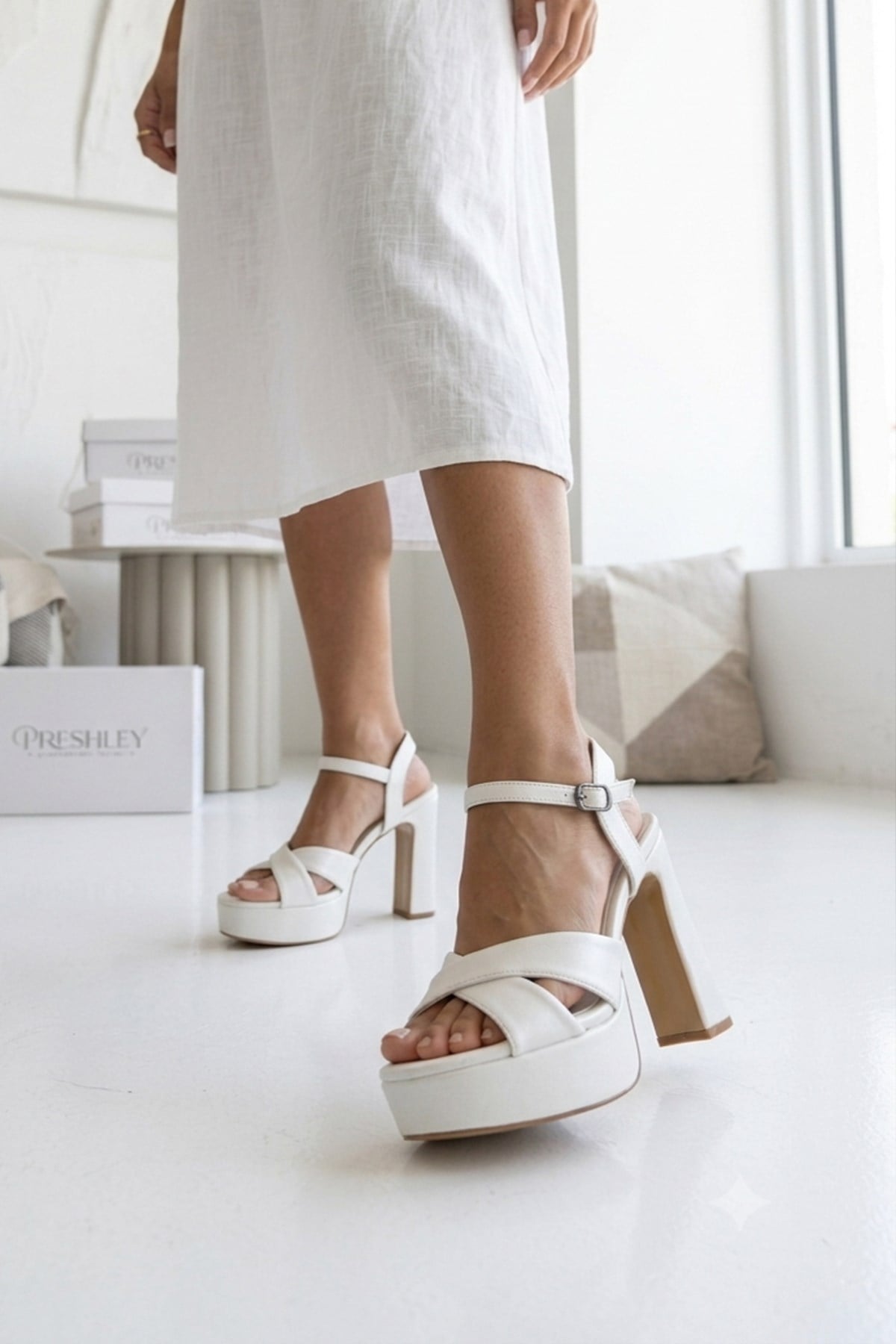 Kadın Katina 13 cm Platform Topuklu Ayakkabı