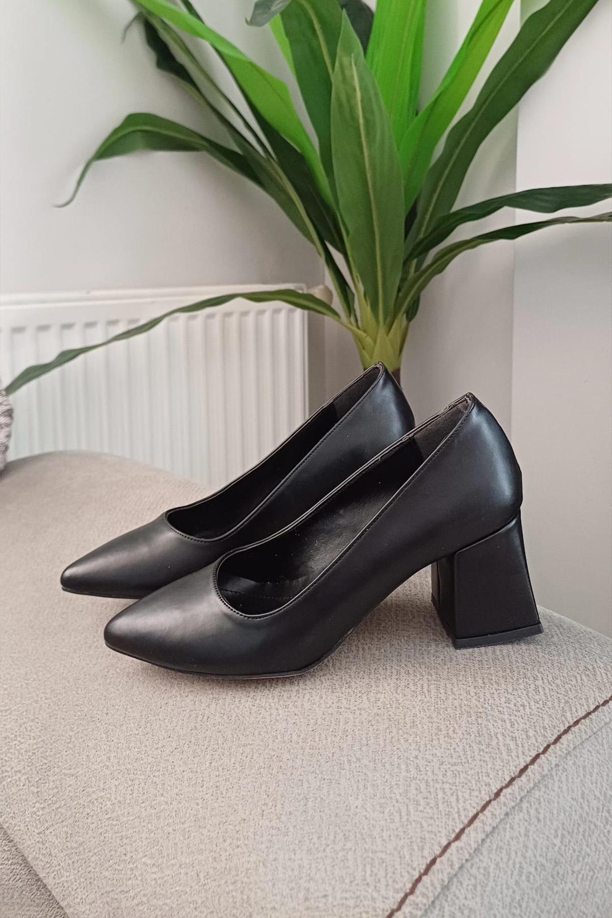 Kadın Nova 6,5 cm Kalın Topuklu Stiletto