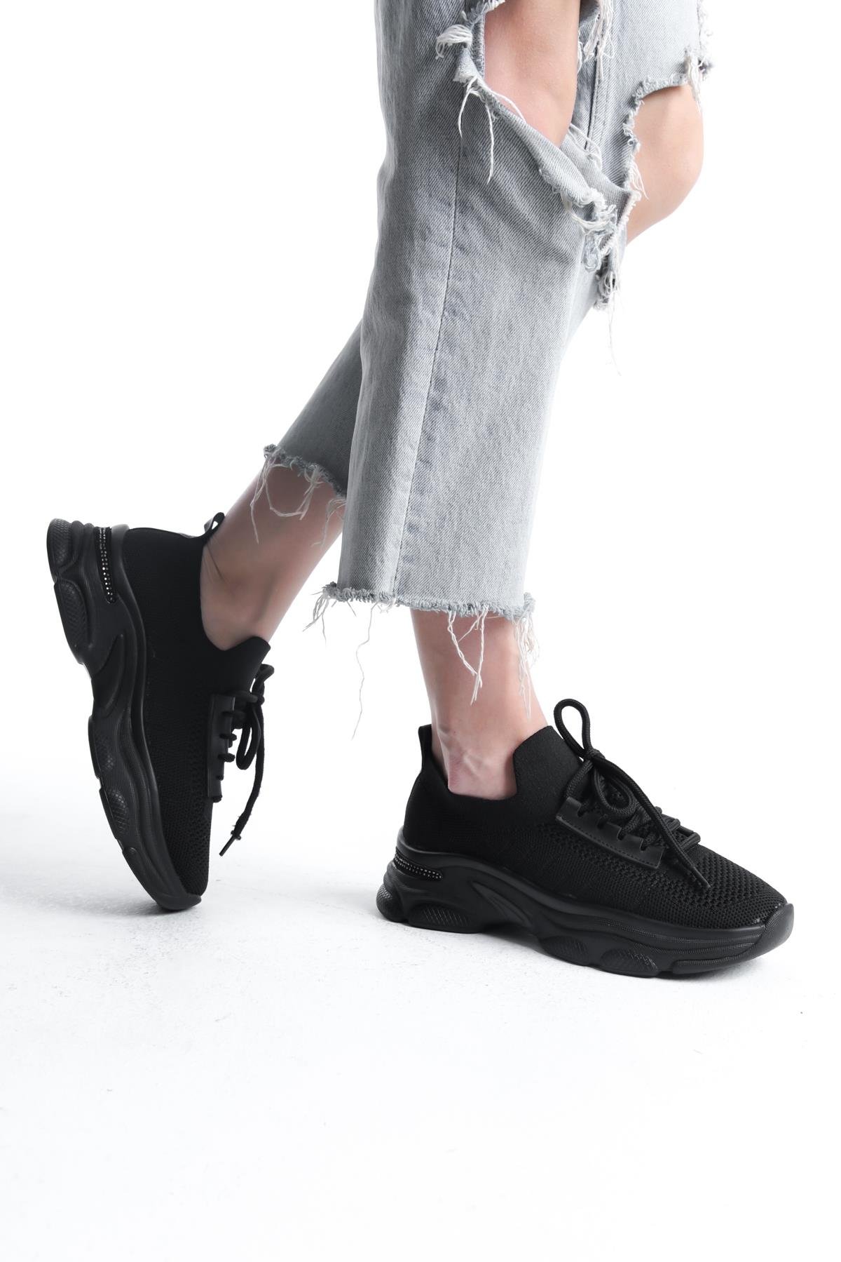Kadın Rocco Triko Taşlı Spor Ayakkabı & Sneaker